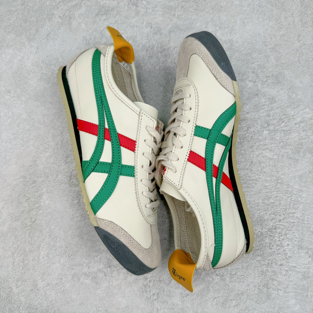 图片[3]-💰200 ＃MOK Asics Onitsuka Tiger MEXICO 66 亚瑟士鬼冢虎复古经典板鞋 市场最强版本 每个配色均购入原鞋校对 真正原厂头层牛皮 如假包赔 纹路、色泽、皮心颜色 质感百分百还原 海外订单工厂出品 超成熟稳定的做工品控 原装全套纸板楦头开发 原汁原味 完美呈现版型 私模正确鞋底咬花纹路 一比一鞋头弧度高度鞋身弧度 绝不口嗨 细节品控鞋型随意秒杀市面 原档咬花纹路私模大底 一个单元有六个三角形 总体形拼接呈现花瓣状 官方四联吊牌 原装Ortholite轻量化鞋垫 原盒原配 质保卡 说明书 钢印防尘纸  纸板中底带钢印 乳胶组合鞋垫 支持全方位的对比专柜 产品从款式颜色造型上体现出追求舒适和细节的完美 鞋类更是推崇手工制作的严谨与完美 融舒适性与可穿性的设计风格 注重细节的完美和别致魅力 既保持稳重 又不失轻松的时尚感 尺码：35 36 37 37.5 38 39 39.5 40 40.5 41.5 42 42.5 43.5 44 45 46 编码：by2936070-运动鞋