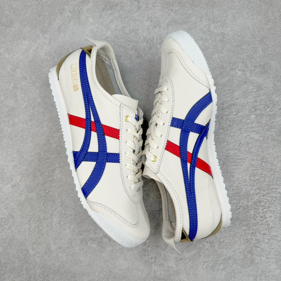 图片[3]-💰200 ＃MOK Asics Onitsuka Tiger MEXICO 66 亚瑟士鬼冢虎复古经典板鞋 市场最强版本 每个配色均购入原鞋校对 真正原厂头层牛皮 如假包赔 纹路、色泽、皮心颜色 质感百分百还原 海外订单工厂出品 超成熟稳定的做工品控 原装全套纸板楦头开发 原汁原味 完美呈现版型 私模正确鞋底咬花纹路 一比一鞋头弧度高度鞋身弧度 绝不口嗨 细节品控鞋型随意秒杀市面 原档咬花纹路私模大底 一个单元有六个三角形 总体形拼接呈现花瓣状 官方四联吊牌 原装Ortholite轻量化鞋垫 原盒原配 质保卡 说明书 钢印防尘纸  纸板中底带钢印 乳胶组合鞋垫 支持全方位的对比专柜 产品从款式颜色造型上体现出追求舒适和细节的完美 鞋类更是推崇手工制作的严谨与完美 融舒适性与可穿性的设计风格 注重细节的完美和别致魅力 既保持稳重 又不失轻松的时尚感 尺码：35 36 37 37.5 38 39 39.5 40 40.5 41.5 42 42.5 43.5 44 45 46 编码：by2936070-运动鞋