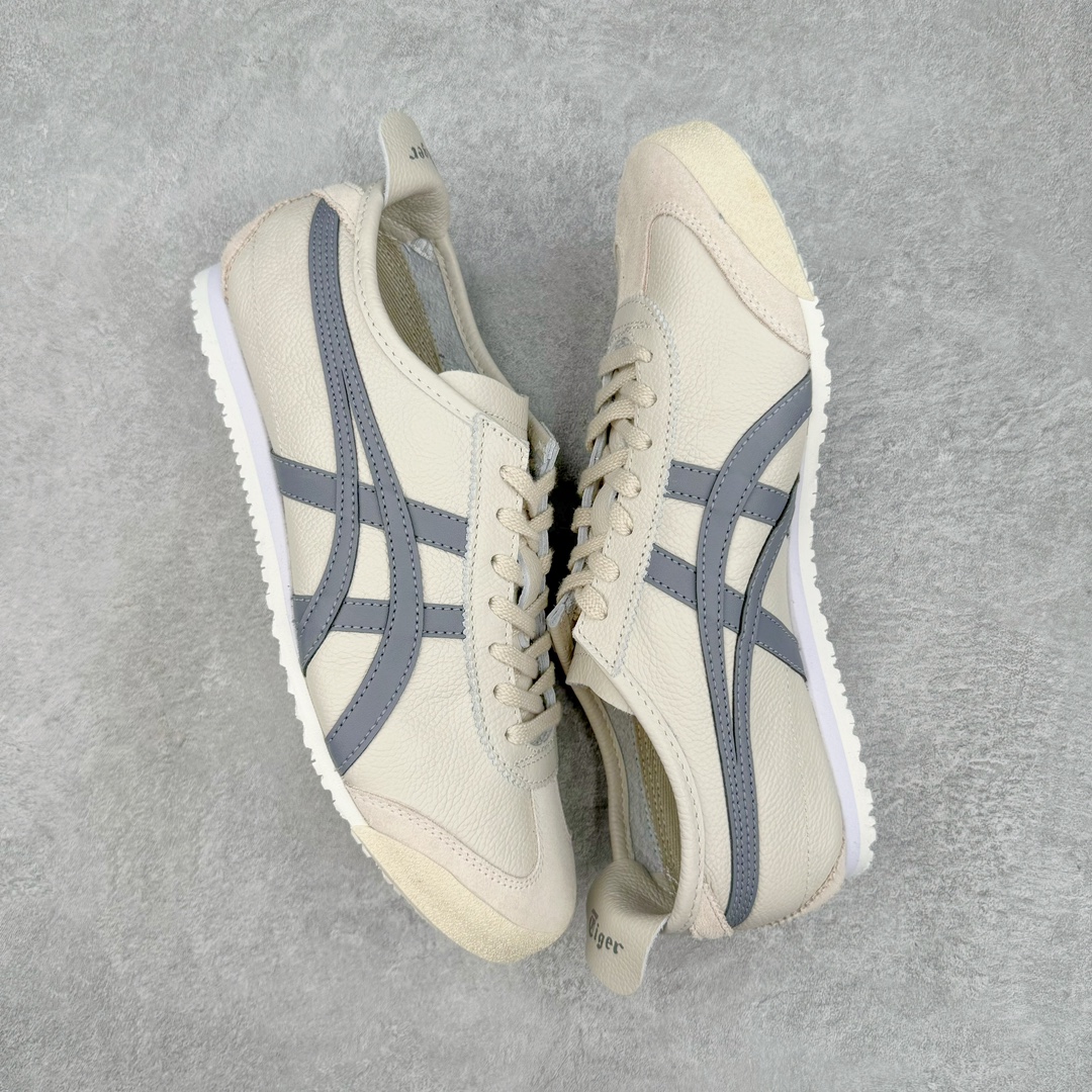 图片[3]-💰200 ＃MOK Asics Onitsuka Tiger MEXICO 66 亚瑟士鬼冢虎复古经典板鞋 市场最强版本 每个配色均购入原鞋校对 真正原厂头层牛皮 如假包赔 纹路、色泽、皮心颜色 质感百分百还原 海外订单工厂出品 超成熟稳定的做工品控 原装全套纸板楦头开发 原汁原味 完美呈现版型 私模正确鞋底咬花纹路 一比一鞋头弧度高度鞋身弧度 绝不口嗨 细节品控鞋型随意秒杀市面 原档咬花纹路私模大底 一个单元有六个三角形 总体形拼接呈现花瓣状 官方四联吊牌 原装Ortholite轻量化鞋垫 原盒原配 质保卡 说明书 钢印防尘纸  纸板中底带钢印 乳胶组合鞋垫 支持全方位的对比专柜 产品从款式颜色造型上体现出追求舒适和细节的完美 鞋类更是推崇手工制作的严谨与完美 融舒适性与可穿性的设计风格 注重细节的完美和别致魅力 既保持稳重 又不失轻松的时尚感 尺码：35 36 37 37.5 38 39 39.5 40 40.5 41.5 42 42.5 43.5 44 45 46 编码：by2936070-运动鞋