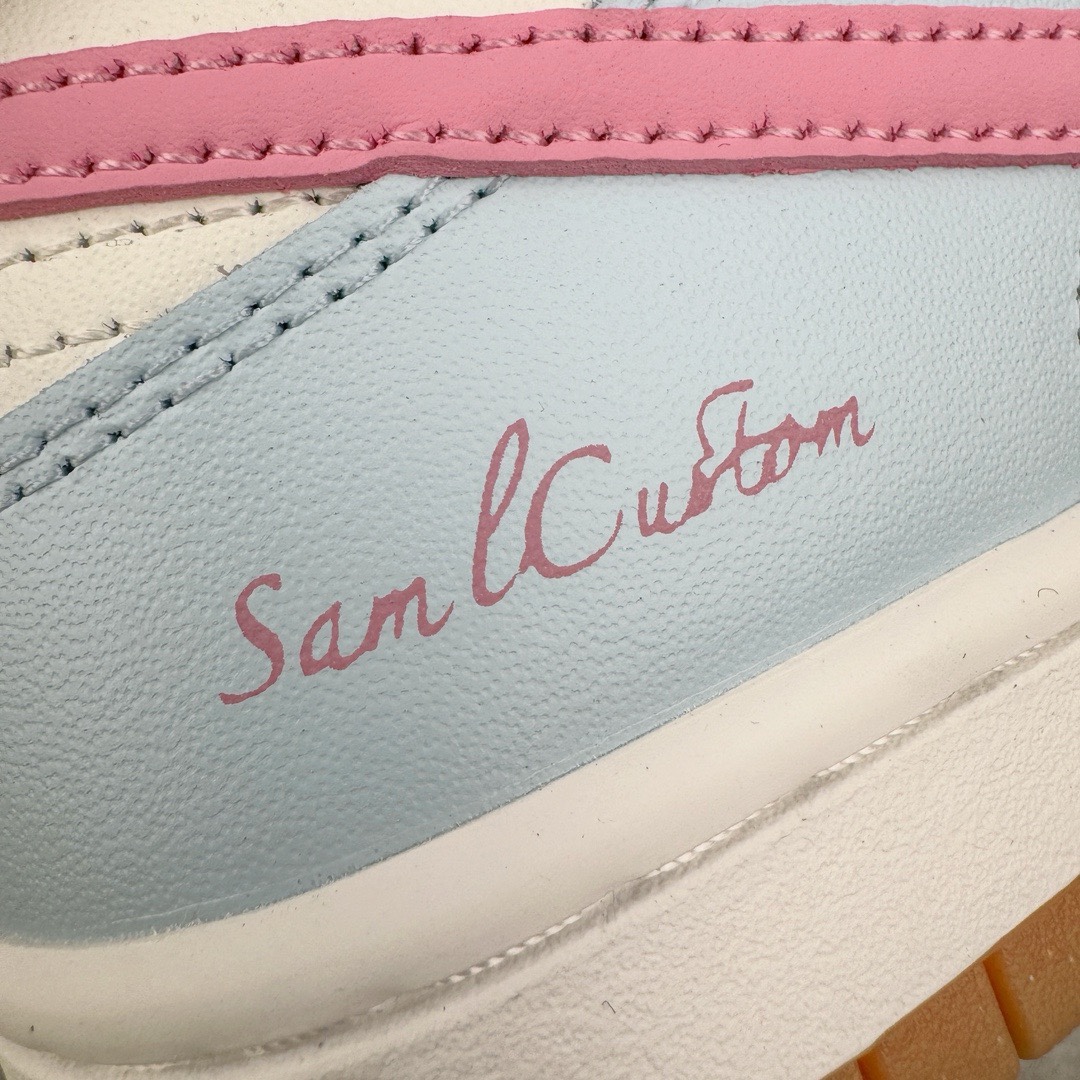 图片[11]-＃YC纯原福利 NK Dunk Low 樱花校园 粉蓝 FD9922-151 定制系列天花板 无原鞋不开发 全系列得物原鞋一比一校对开发 配色持续更新中 终端对接 优势输出 全套原厂楦头原纸板数据档案倾力打造 原汁原味莞产 极致还原 圈内最强针车工艺 高端零售指定版 广东原厂配套原盒原标 鞋盒分三个尺码段 原厂冲刀 超高清洁度 全鞋零毛边皮料切割 采用原厂百宏鞋带以及原厂百宏织唛舌标 内标可供原厂几率过验 进口原装条纹中底布 四线拉帮白色点胶 原厂拉帮手法遵循公司 原厂电绣 极致还原 尺码：35.5 36 36.5 37.5 38 38.5 39 40 40.5 41 42-选品中心