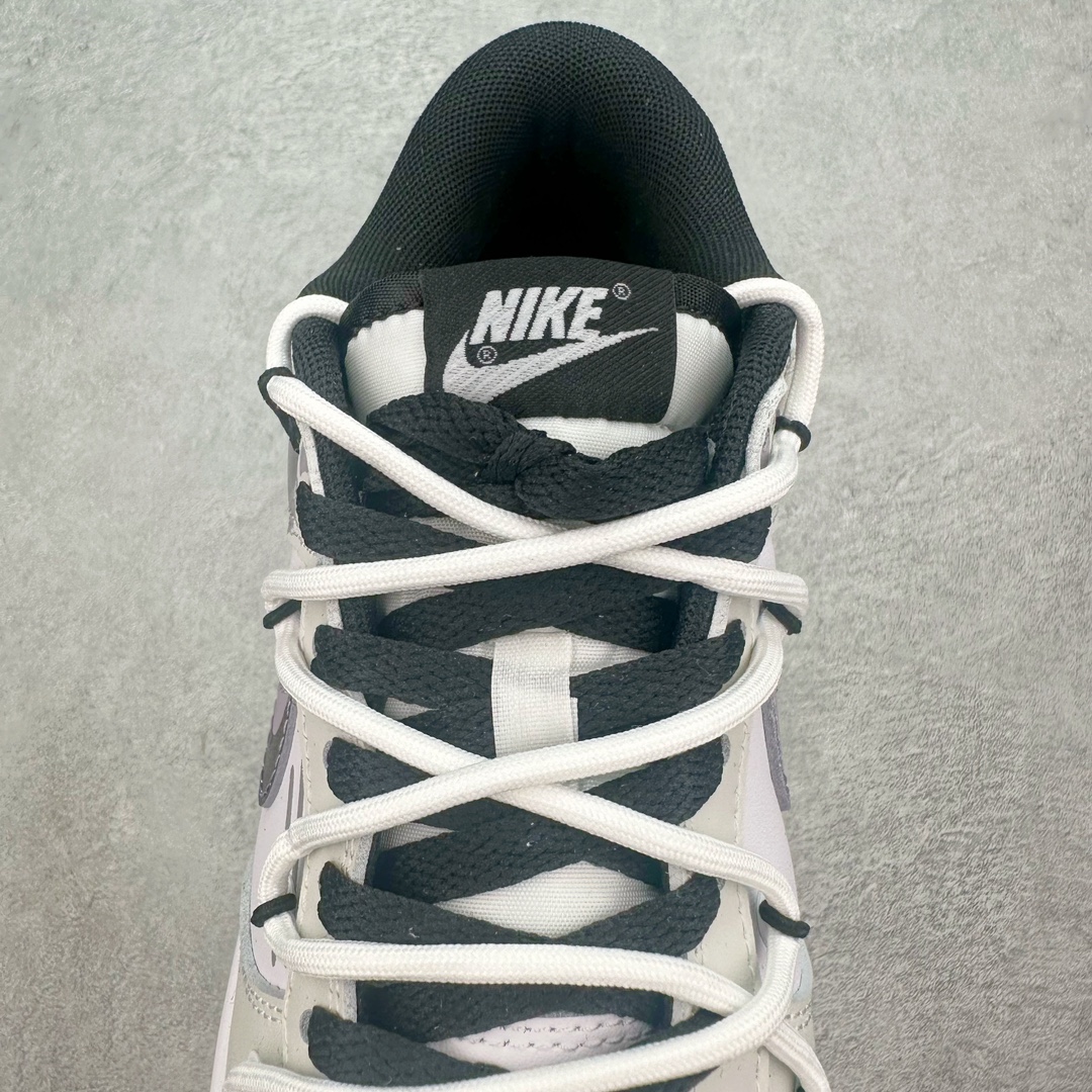 图片[5]-NK Dunk Low 定制配色 DD1391-100 大厂出品 极力推荐 原装头层材料 独家版型蒸餾加工帶來的是更好的视觉和脚感体验大厂纯原品质出货 清洁度 电绣工艺 皮料切割干净无任何毛边 细节完美 尺码：36 36.5 37.5 38 38.5 39 40 40.5 41 42 42.5 43 44 44.5 45 46 47.5-选品中心