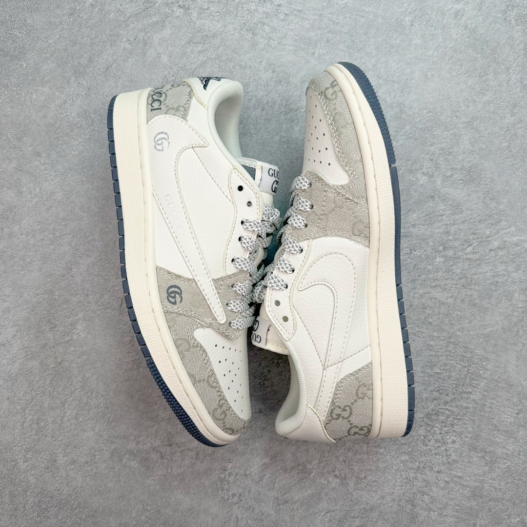 图片[3]-TS x Air Jordan AJ1 Low 倒钩低帮联名定制配色 XZ1658-002 原厂内置气垫魔块 A模大底 头层小牛皮 鞋舌AJ原厂专用牛津布+AJ专用反口珍珠布+原厂无杂质高弹内里海棉+特殊封边弹力鞋带 尺码：36 36.5 37.5 38 38.5 39 40 40.5 41 42 42.5 43 44 44.5 45 46 47.5-选品中心