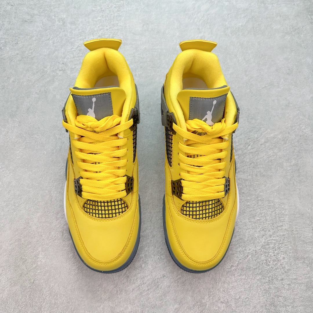 图片[2]-💰150 ＃福利特价‼Air Jordan AJ4 Retro 大厂出品 原纸板楦头开发 定制优质皮料 完美鞋型匹配公司货 正确TPU鞋舌锁扣 最新原厂底模 大底卡色咬花完美 鞋柜必备鞋款 终端现货供应 尺码：36 36.5 37.5 38 38.5 39 40 40.5 41 42 42.5 43 44 44.5 45 编码：Kby2936020-运动鞋