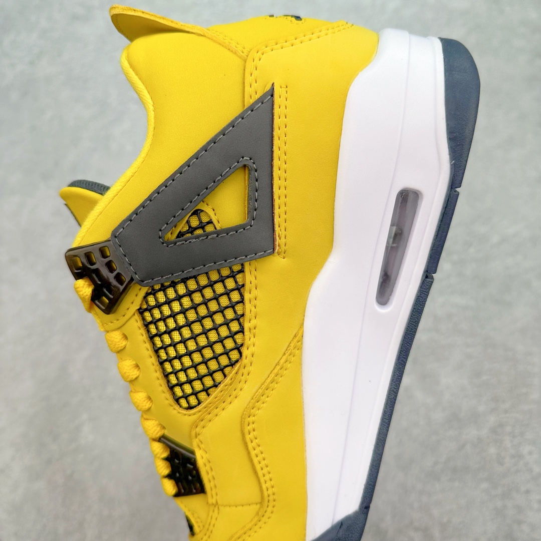 图片[7]-💰150 ＃福利特价‼Air Jordan AJ4 Retro 大厂出品 原纸板楦头开发 定制优质皮料 完美鞋型匹配公司货 正确TPU鞋舌锁扣 最新原厂底模 大底卡色咬花完美 鞋柜必备鞋款 终端现货供应 尺码：36 36.5 37.5 38 38.5 39 40 40.5 41 42 42.5 43 44 44.5 45 编码：Kby2936020-运动鞋