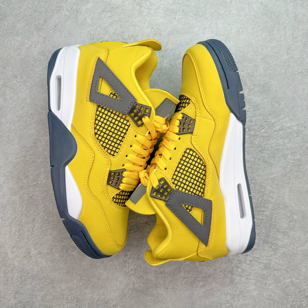 图片[3]-💰150 ＃福利特价‼Air Jordan AJ4 Retro 大厂出品 原纸板楦头开发 定制优质皮料 完美鞋型匹配公司货 正确TPU鞋舌锁扣 最新原厂底模 大底卡色咬花完美 鞋柜必备鞋款 终端现货供应 尺码：36 36.5 37.5 38 38.5 39 40 40.5 41 42 42.5 43 44 44.5 45 编码：Kby2936020-运动鞋