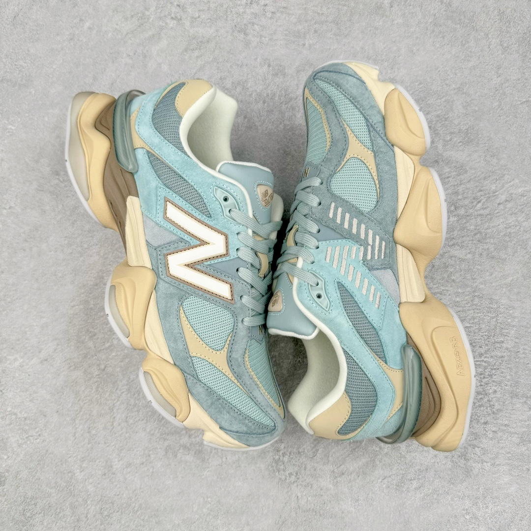 图片[3]-💰210 ＃AY纯原 New Balance NB9060系列 新百伦绒面革网布经典百搭防滑耐磨透气低帮生活休闲鞋 蓝色 U9060FNB 全套原楦原纸板原厂数据开发 进口三明治网面 原装进口翻毛皮料正确绒感卡色 正确中底拉帮中底网布细节 原厂标裁 带紫光防伪 定制后跟透明水晶模块 冲裁组合 大底贴合程度胶水上色把控完美 整洁度挑战全网艺术家 多道序QC把关品质完善 匠心打造 耗时两个月开发完成 工艺极其复杂难度可想而知 新开独立私模大底 全网唯一正确六层组合大底 高端零售专供产物 Size：36 37 37.5 38 38.5 39 40 40.5 41 42 42.5 43 44 45.5 46.5 编码：by2936080-运动鞋