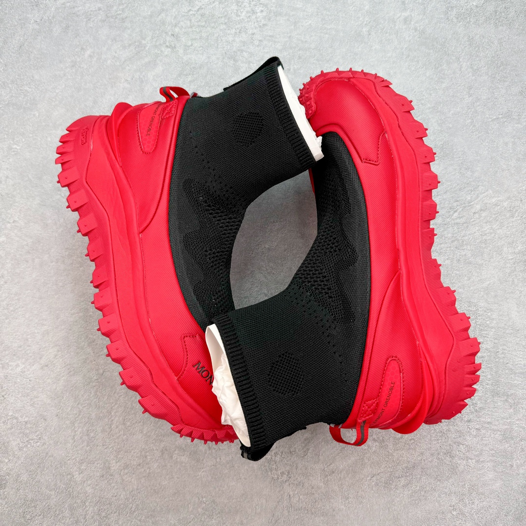 图片[3]-Moncler Trailgrip Gore-Tex 蒙口越野旅行系列高帮袜子鞋厚底轻量户外登山运动 H209A4M00100M2058999 盟可睐MONCLER TRAILGRIP鞋履新季系列 前卫设计碰撞实用科技，轻盈面料无惧炎热夏季，Trailgrip运动鞋作为盟可睐Moncler的秋冬新作横空出世，融蕴品牌山地基因，运用科技前沿技术，征服野外复杂地形。醒目的胎纹设计搭配弧形橡胶鞋头，确保经久耐穿，为山野探险与都市畅游提供高效防护。Trailgrip 2023春夏系列将在既有的实用性基础之上，推出全新配色，并采用更轻材质。尺码：36-46-选品中心