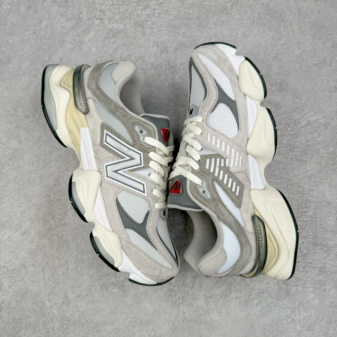 图片[3]-💰210 ＃AY纯原 New Balance NB9060系列 新百伦绒面革网布经典百搭防滑耐磨透气低帮生活休闲鞋 浅灰色 U9060GRY 全套原楦原纸板原厂数据开发 进口三明治网面 原装进口翻毛皮料正确绒感卡色 正确中底拉帮中底网布细节 原厂标裁 带紫光防伪 定制后跟透明水晶模块 冲裁组合 大底贴合程度胶水上色把控完美 整洁度挑战全网艺术家 多道序QC把关品质完善 匠心打造 耗时两个月开发完成 工艺极其复杂难度可想而知 新开独立私模大底 全网唯一正确六层组合大底 高端零售专供产物 Size：36 37 37.5 38 38.5 39 40 40.5 41 42 42.5 43 44 45.5 46.5 编码：by2936080-运动鞋