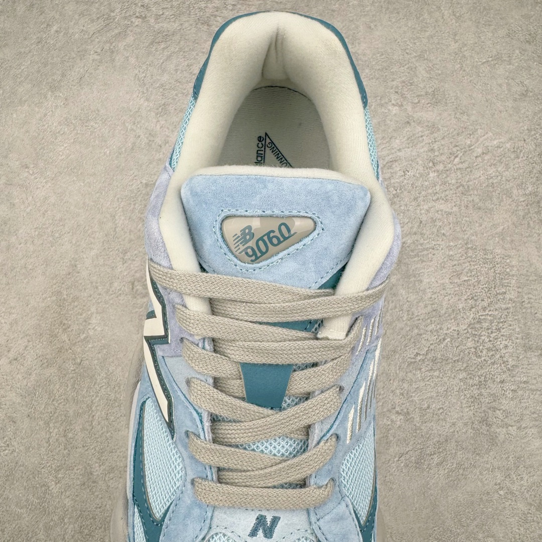 图片[5]-💰210 ＃AY纯原 New Balance NB9060系列 新百伦绒面革网布经典百搭防滑耐磨透气低帮生活休闲鞋 蓝色 U9060EED 全套原楦原纸板原厂数据开发 进口三明治网面 原装进口翻毛皮料正确绒感卡色 正确中底拉帮中底网布细节 原厂标裁 带紫光防伪 定制后跟透明水晶模块 冲裁组合 大底贴合程度胶水上色把控完美 整洁度挑战全网艺术家 多道序QC把关品质完善 匠心打造 耗时两个月开发完成 工艺极其复杂难度可想而知 新开独立私模大底 全网唯一正确六层组合大底 高端零售专供产物 Size：36 37 37.5 38 38.5 39 40 40.5 41 42 42.5 43 44 45.5 46.5 编码：by2936080-运动鞋