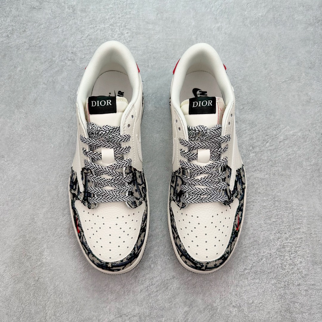 图片[2]-TS x Air Jordan AJ1 Low 倒钩低帮联名定制配色 XY2688-108 原厂内置气垫魔块 A模大底 头层小牛皮 鞋舌AJ原厂专用牛津布+AJ专用反口珍珠布+原厂无杂质高弹内里海棉+特殊封边弹力鞋带 尺码：36 36.5 37.5 38 38.5 39 40 40.5 41 42 42.5 43 44 44.5 45 46 47.5-选品中心