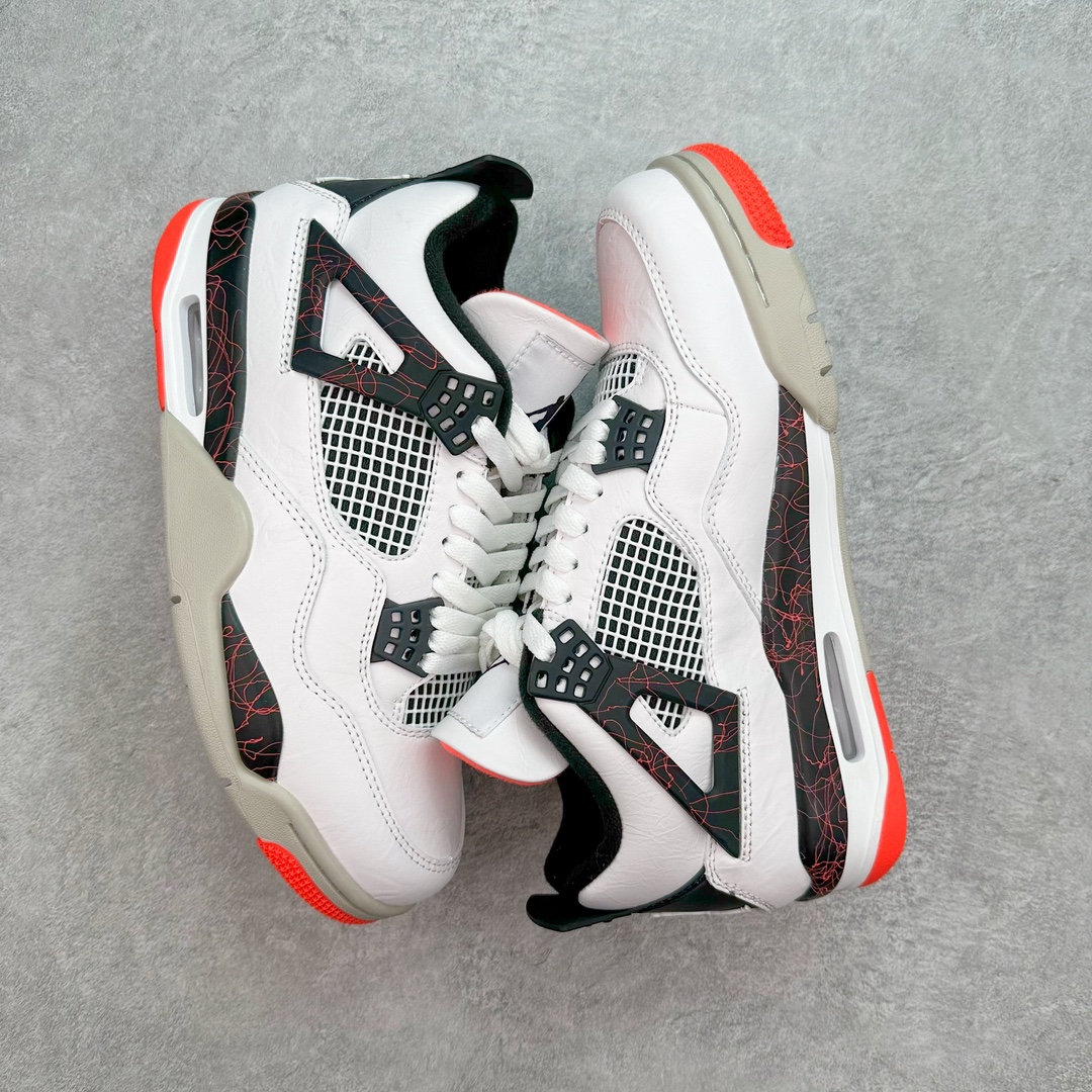 图片[3]-💰130 ＃CK福利特价‼Air Jordan AJ4 Retro 大厂出品 原纸板楦头开发 定制优质皮料 完美鞋型匹配公司货 正确TPU鞋舌锁扣 最新原厂底模 大底卡色咬花完美 鞋柜必备鞋款 终端现货供应 尺码：36 36.5 37.5 38 38.5 39 40 40.5 41 42 42.5 43 44 44.5 45 46 47.5 编码：by2936000-运动鞋