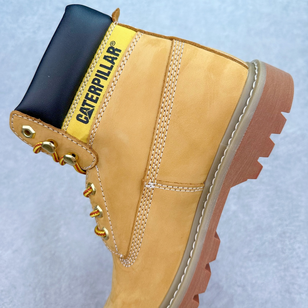 图片[7]-最新款天猫官方同步硬汉推土机CAT卡特 GORE-TEX户外休闲工装大黄靴防水鞋系列 广东全新工艺升级 全鞋真牛皮材料 大底到五金都是代工厂原材料制作 同原版固特异永不开胶工艺 好货不杀猪 首单质量严格把控 某宝代购最畅销的产品 全网独家首发 品质毋庸置疑 全套官网统一包装 今年冬季防寒户外专用 日常随意搭配 型男必备 尺码：39 40 41 42 43 44 （皮鞋码）-选品中心