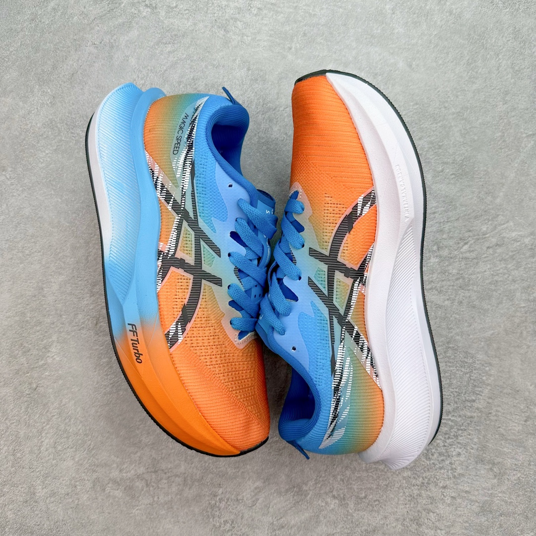 图片[3]-💰180 Asics Magic Speed 3 系列碳板竞速跑步鞋 鞋款采用亚瑟士FF BLAST CUSHIONING中底设计 为运动中带来回弾性和轻量性感受 工程网眼鞋面提供运动中所需的透气性和舒适性 内陷式碳板大底结构 带来运动时足底的舒适性和灵活性 帮助跑者获得轻盈的落地体验 尺码：36 37 38 39 39.5 40 40.5 41.5 42 42.5 43.5 44 45 编码：Tby2936050-运动鞋