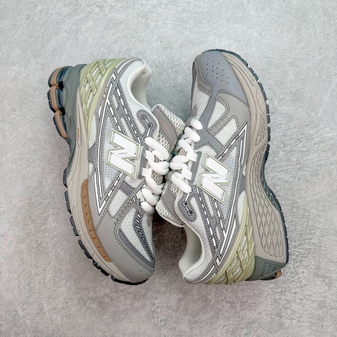 图片[3]-New Balance M1906R NB新百伦系列复古老爹风休闲运动慢跑鞋 采用轻质牛剖革拼接透气网眼衬垫织物鞋面材质 T-Beam大底提供足步弓支撑 保持步态稳定#后跟搭载外露缓震胶 鞋身整体以各种深浅不一的灰色覆盖 鞋头以淡蓝色调装饰，网眼衬垫通过不规律的色块实现做旧的美感 泛黄的鞋底更是进一步增添了复古气息 尺码：36 37 37.5 38 38.5 39.5 40 40.5 41.5 42 42.5 43 44 45-选品中心