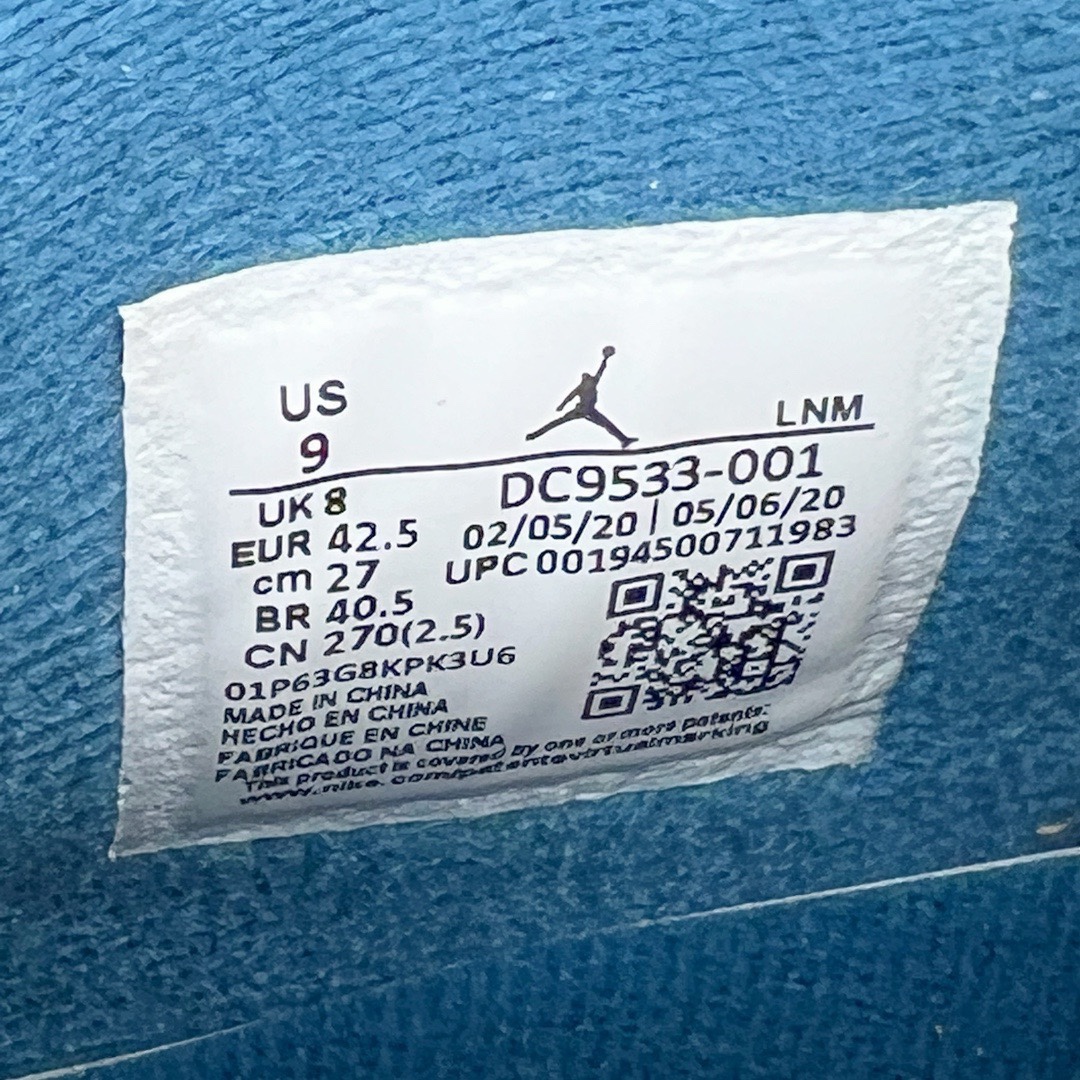 图片[18]-＃KZ神版 Union LA x Air Jordan AJ4 Retro SP\\\”Off Noir\\\” UN联名粉红蓝 DC9533-800 独家外贸特供尺码含 45.5 49.5 50.5 国内外口碑最好最推荐的产品 市场中端王者 亲自操刀耗时半年巨作 全套原纸板楦头开发 确保原汁原味 完美呈现四代版型 一比一鞋头弧度高度鞋身弧度 此版本只针对中端市场 皮料材质有所更替 其他数据细节工艺流程均保持一致 绝不口嗨 细节品控鞋型随意秒杀市面3XX 4XX 原厂TPU网格鞋带扣 正确内里网布 菱角分明不变形无多余毛边 柔软性质感一致于原鞋 市场唯一原厂鞋扣模具 背面可见隐藏注塑口 原厂织唛标 原厂飞人电绣工艺 尾指中部跳三针 独家绑鞋带手法 印刷中底布 四线拉帮 米色美纹纸贴合固定 进口港宝加持 后跟自然饱满 全鞋荧光划线卡点 追求极致完美 每一双都是工艺品 多重QC质检 超越公司货的品控标准 实实在在的免检产品 尺码：40 40.5 41 42 42.5 43 44 44.5 45 45.5 46 47.5 48.5 49.5 50.5-选品中心