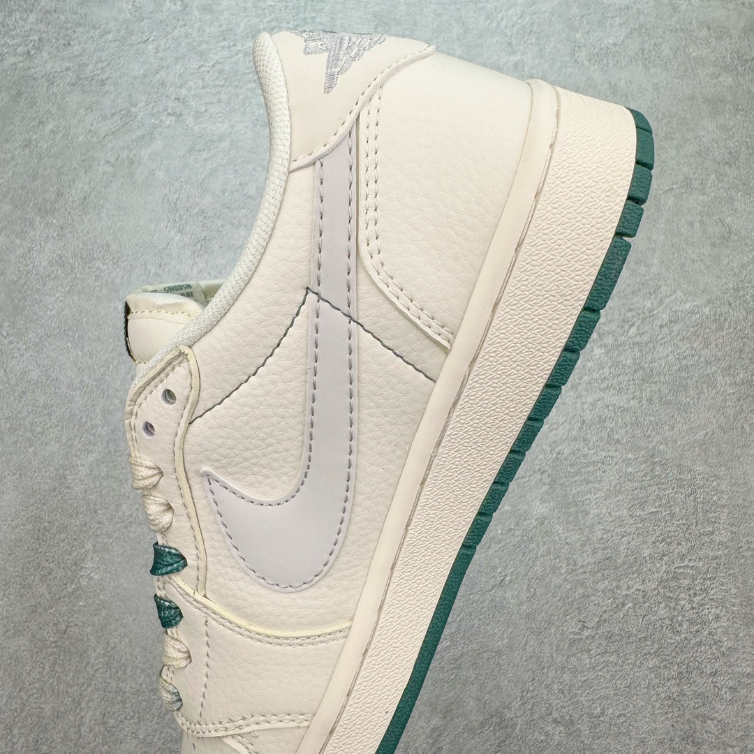 图片[7]-TS x Air Jordan AJ1 Low 倒钩低帮联名定制配色 XY2688-100 原厂内置气垫魔块 A模大底 头层小牛皮 鞋舌AJ原厂专用牛津布+AJ专用反口珍珠布+原厂无杂质高弹内里海棉+特殊封边弹力鞋带 尺码：36 36.5 37.5 38 38.5 39 40 40.5 41 42 42.5 43 44 44.5 45 46 47.5-选品中心