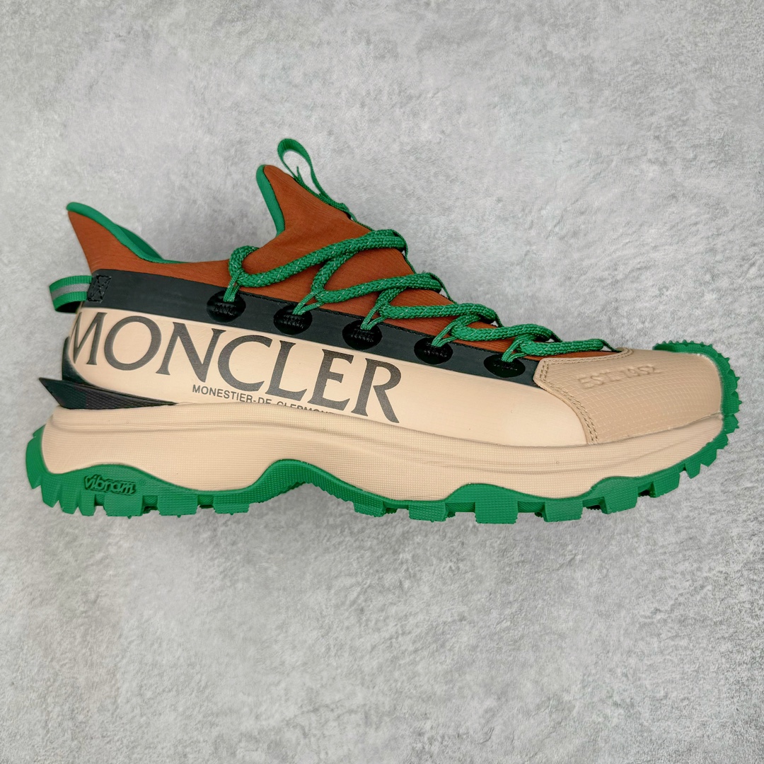 💰420 Moncler Trailgrip Lite 2 盟可睐蒙口越野旅行2代系列袜套式低帮轻量户外登山运动鞋 Trailgrip Lite 2运动鞋旨在陪伴您在温暖的天气进行户外活动，是我们标志性运动鞋的轻盈版本。EVA中底采用抗撕裂材质制成，提升柔韧性，Vibram MEGAGRIP复合鞋底提升鞋履的抓地力。OrthoLite®鞋垫易于清洗，同时可增强鞋履的通风性，并提供舒适的缓冲效果。n详情弹性抗撕裂鞋面系带设计TPU尾翼EVA中底碳纤维鞋底Vibram MEGAGRIP橡胶复合底面OrthoLite®鞋垫鞋底高 #原楦数据开发版型#采用防水弹力尼龙布鞋面材质#嵌入防形变碳素中板#配置缓震OrthoLite(欧索莱)透气吸汗鞋垫#EVA轻量化缓震材料中底#Vibram Megagrip复合橡胶材料防滑黄金大底 尺码：36/46 编码：Xby4936090-运动鞋