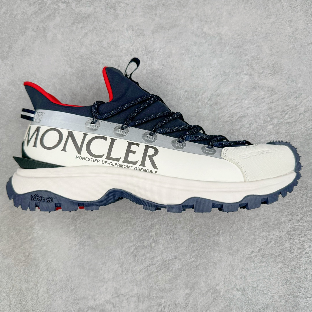 💰420 Moncler Trailgrip Lite 2 盟可睐蒙口越野旅行2代系列袜套式低帮轻量户外登山运动鞋 Trailgrip Lite 2运动鞋旨在陪伴您在温暖的天气进行户外活动，是我们标志性运动鞋的轻盈版本。EVA中底采用抗撕裂材质制成，提升柔韧性，Vibram MEGAGRIP复合鞋底提升鞋履的抓地力。OrthoLite®鞋垫易于清洗，同时可增强鞋履的通风性，并提供舒适的缓冲效果。n详情弹性抗撕裂鞋面系带设计TPU尾翼EVA中底碳纤维鞋底Vibram MEGAGRIP橡胶复合底面OrthoLite®鞋垫鞋底高 #原楦数据开发版型#采用防水弹力尼龙布鞋面材质#嵌入防形变碳素中板#配置缓震OrthoLite(欧索莱)透气吸汗鞋垫#EVA轻量化缓震材料中底#Vibram Megagrip复合橡胶材料防滑黄金大底 尺码：36/46 编码：Xby4936090-运动鞋