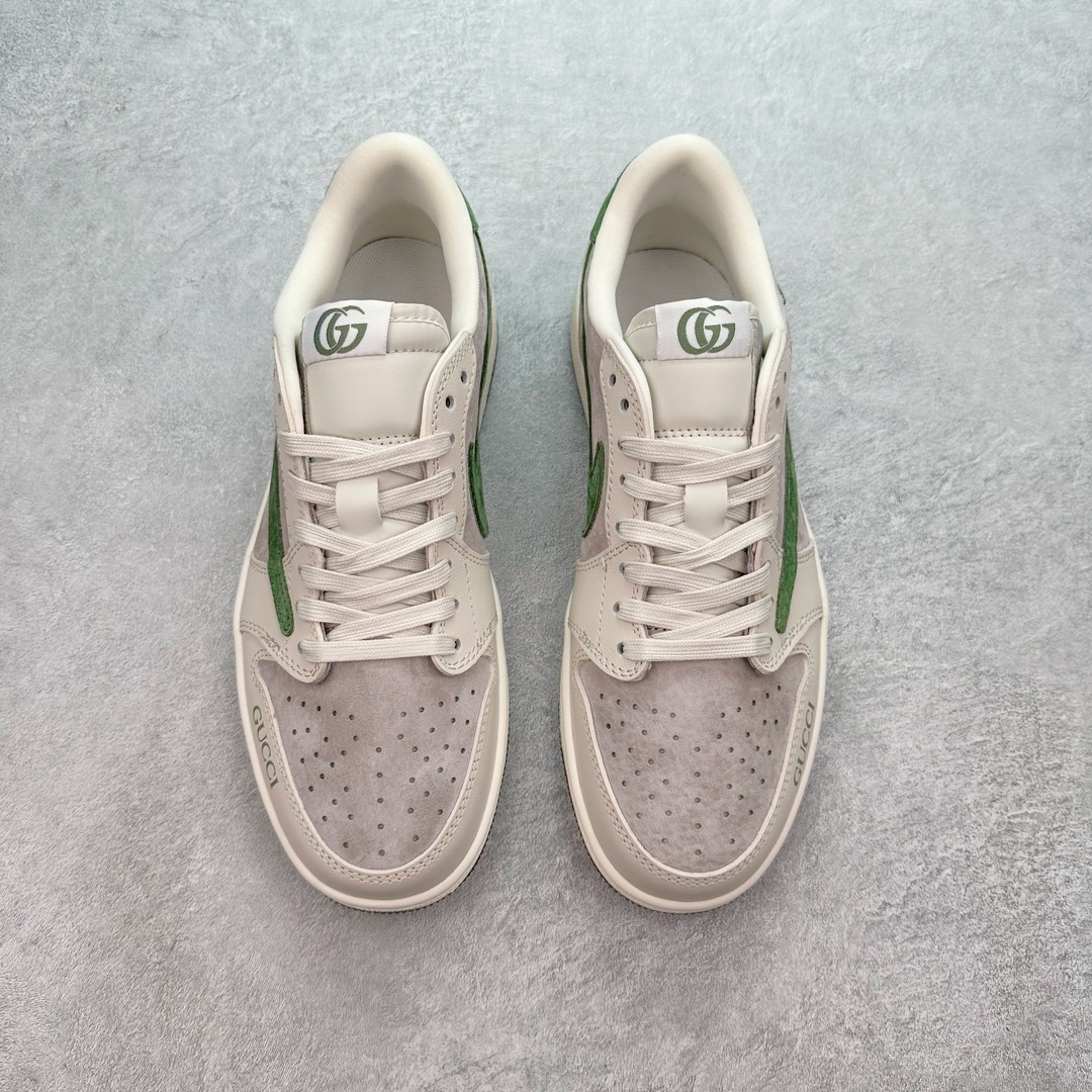 图片[2]-TS x Air Jordan AJ1 Low 倒钩低帮联名定制配色 LX1988-106 原厂内置气垫魔块 A模大底 头层小牛皮 鞋舌AJ原厂专用牛津布+AJ专用反口珍珠布+原厂无杂质高弹内里海棉+特殊封边弹力鞋带 尺码：36 36.5 37.5 38 38.5 39 40 40.5 41 42 42.5 43 44 44.5 45 46 47.5-选品中心