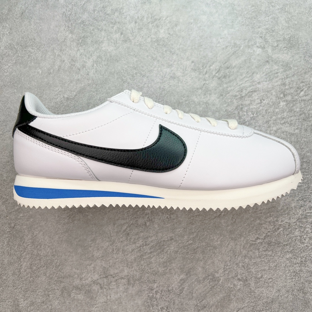 💰130 ＃HP纯原 NK Classic Cortez Leather 阿甘复古初代皮革慢跑鞋 货号：DM4044-100 缓震防滑耐磨同源头层皮料 原厂模具 公司级标准检验QC 区分市面一切版本 完美复刻阿甘复古鞋型 尺码：35 36 36.5 37.5 38 38.5 39 40 40.5 41 42 42.5 43 44 44.5 45 编码：Bby2936000-运动鞋