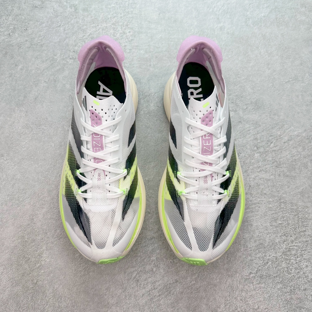 图片[2]-AD Adizero Boston 12 波士顿夏季透气网眼竞速跑鞋 延续爪型玻璃纤维推进系统 进化为全掌式的ENERGY RODS 2.0 从脚跟到脚趾的一体成形设计 强化整体推进力 提升速度表现 升级透气鞋面更具支撑性 利用ENGINEERED MESH技术进行不同密度织纹 强化支撑性 更使用50%以上的回收材料製成 减低塑料浪费 此外变薄的鞋舌为前掌提供更多空间 提供跑者更好的穿着感受 马牌轮胎大底耐磨性佳 大底全掌采用耐磨的Continental马牌轮胎大底 在各种环境下保有良好抓地力 货号：IG6444 尺码：36 36.5 37 38 38.5 39 40 40.5 41 42 42.5 43 44 44.5 45-选品中心