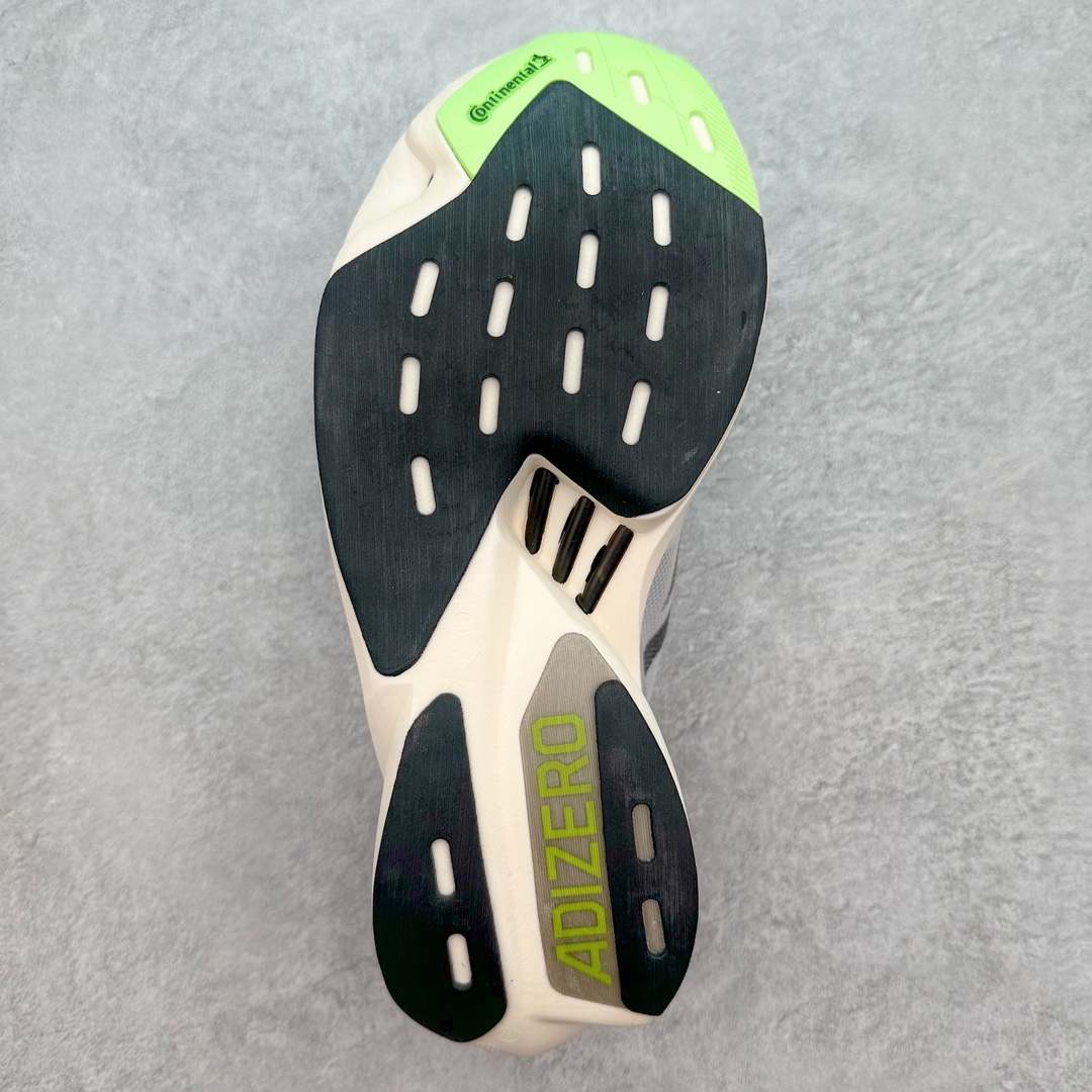 图片[9]-AD Adizero Boston 12 波士顿夏季透气网眼竞速跑鞋 延续爪型玻璃纤维推进系统 进化为全掌式的ENERGY RODS 2.0 从脚跟到脚趾的一体成形设计 强化整体推进力 提升速度表现 升级透气鞋面更具支撑性 利用ENGINEERED MESH技术进行不同密度织纹 强化支撑性 更使用50%以上的回收材料製成 减低塑料浪费 此外变薄的鞋舌为前掌提供更多空间 提供跑者更好的穿着感受 马牌轮胎大底耐磨性佳 大底全掌采用耐磨的Continental马牌轮胎大底 在各种环境下保有良好抓地力 货号：IG6444 尺码：36 36.5 37 38 38.5 39 40 40.5 41 42 42.5 43 44 44.5 45-选品中心