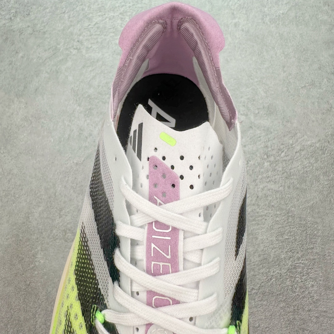 图片[5]-AD Adizero Boston 12 波士顿夏季透气网眼竞速跑鞋 延续爪型玻璃纤维推进系统 进化为全掌式的ENERGY RODS 2.0 从脚跟到脚趾的一体成形设计 强化整体推进力 提升速度表现 升级透气鞋面更具支撑性 利用ENGINEERED MESH技术进行不同密度织纹 强化支撑性 更使用50%以上的回收材料製成 减低塑料浪费 此外变薄的鞋舌为前掌提供更多空间 提供跑者更好的穿着感受 马牌轮胎大底耐磨性佳 大底全掌采用耐磨的Continental马牌轮胎大底 在各种环境下保有良好抓地力 货号：IG6444 尺码：36 36.5 37 38 38.5 39 40 40.5 41 42 42.5 43 44 44.5 45-选品中心