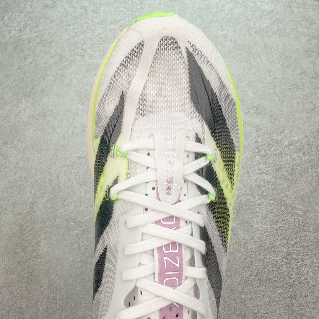 图片[4]-AD Adizero Boston 12 波士顿夏季透气网眼竞速跑鞋 延续爪型玻璃纤维推进系统 进化为全掌式的ENERGY RODS 2.0 从脚跟到脚趾的一体成形设计 强化整体推进力 提升速度表现 升级透气鞋面更具支撑性 利用ENGINEERED MESH技术进行不同密度织纹 强化支撑性 更使用50%以上的回收材料製成 减低塑料浪费 此外变薄的鞋舌为前掌提供更多空间 提供跑者更好的穿着感受 马牌轮胎大底耐磨性佳 大底全掌采用耐磨的Continental马牌轮胎大底 在各种环境下保有良好抓地力 货号：IG6444 尺码：36 36.5 37 38 38.5 39 40 40.5 41 42 42.5 43 44 44.5 45-选品中心