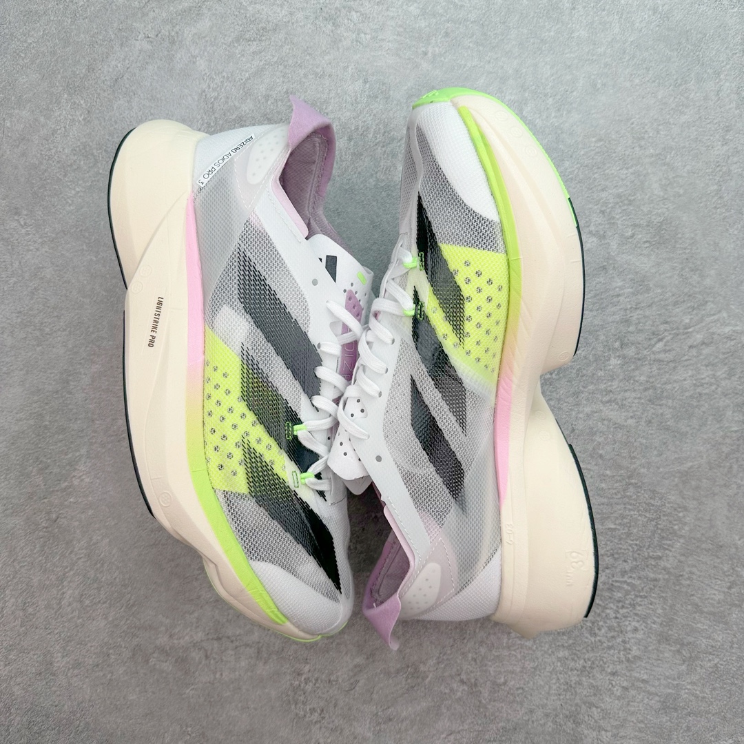 图片[3]-AD Adizero Boston 12 波士顿夏季透气网眼竞速跑鞋 延续爪型玻璃纤维推进系统 进化为全掌式的ENERGY RODS 2.0 从脚跟到脚趾的一体成形设计 强化整体推进力 提升速度表现 升级透气鞋面更具支撑性 利用ENGINEERED MESH技术进行不同密度织纹 强化支撑性 更使用50%以上的回收材料製成 减低塑料浪费 此外变薄的鞋舌为前掌提供更多空间 提供跑者更好的穿着感受 马牌轮胎大底耐磨性佳 大底全掌采用耐磨的Continental马牌轮胎大底 在各种环境下保有良好抓地力 货号：IG6444 尺码：36 36.5 37 38 38.5 39 40 40.5 41 42 42.5 43 44 44.5 45-选品中心