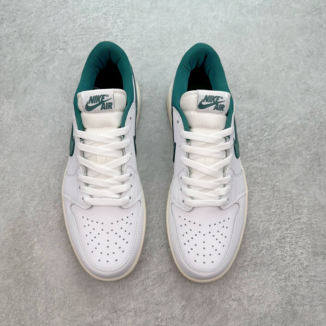 图片[2]-💰170 ＃K版 Air Jordan AJ1 Low 低帮 白绿 CZ0775-133 全新流水线出品 DT版本唯一平替选择 市场第二梯队最强版 全部原鞋开发 原楦原纸板开发 全鞋电脑针车 原厂内置全掌气垫 原盒内在原标 唯一Zp原版鞋带绑法 免检产品 全新2022版型 全头层皮料 完美零毛边处理 原厂配置全掌气垫 价格定位良心 几十个配色陆续出货 SIZE：36 36.5 37.5 38 38.5 39 40 40.5 41 42 42.5 43 44 44.5 45 46 47.5 编码：yby2936040-运动鞋