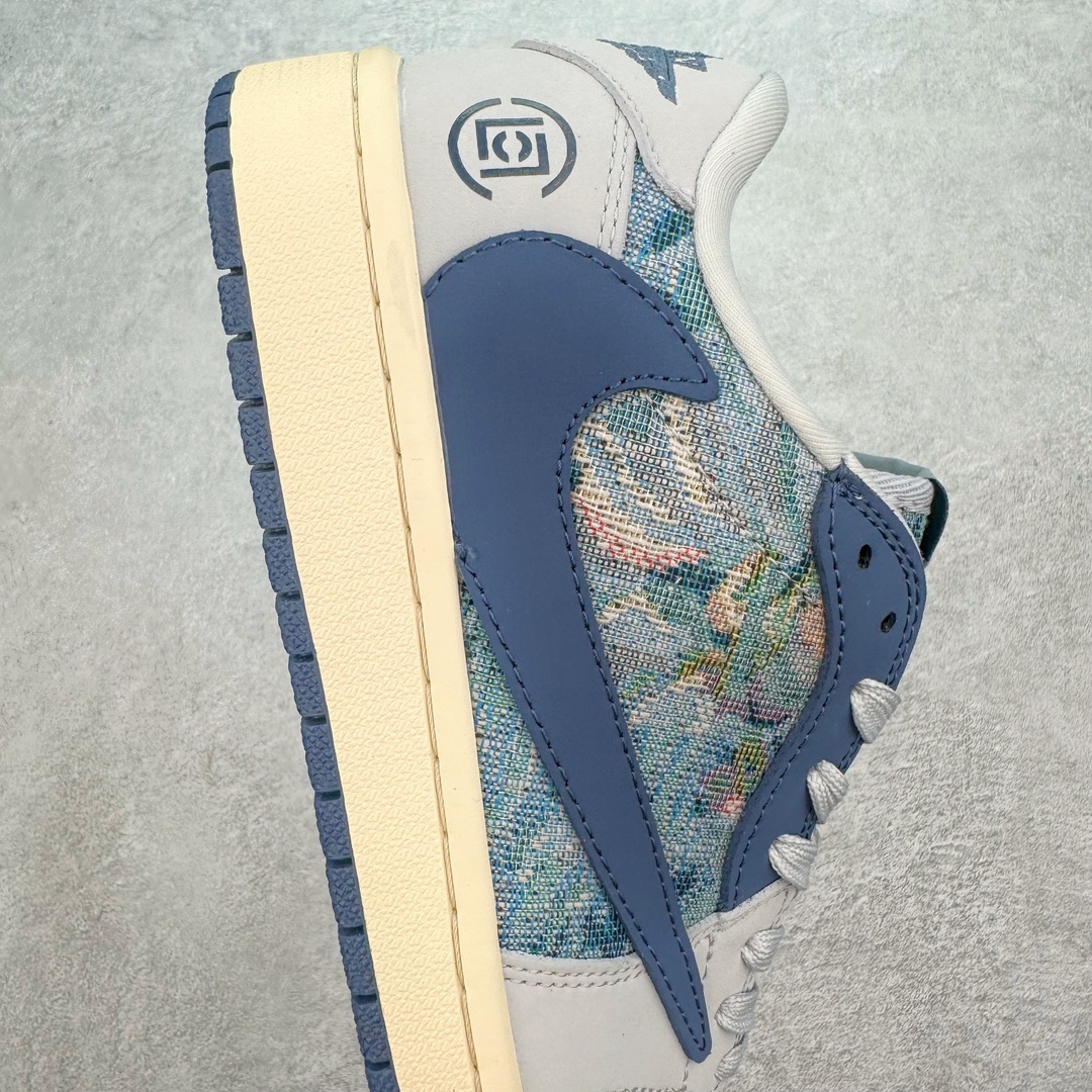 图片[6]-TS x Air Jordan AJ1 Low 倒钩低帮联名定制配色 JH6088-707 原厂内置气垫魔块 A模大底 头层小牛皮 鞋舌AJ原厂专用牛津布+AJ专用反口珍珠布+原厂无杂质高弹内里海棉+特殊封边弹力鞋带 尺码：36 36.5 37.5 38 38.5 39 40 40.5 41 42 42.5 43 44 44.5 45 46 47.5-选品中心
