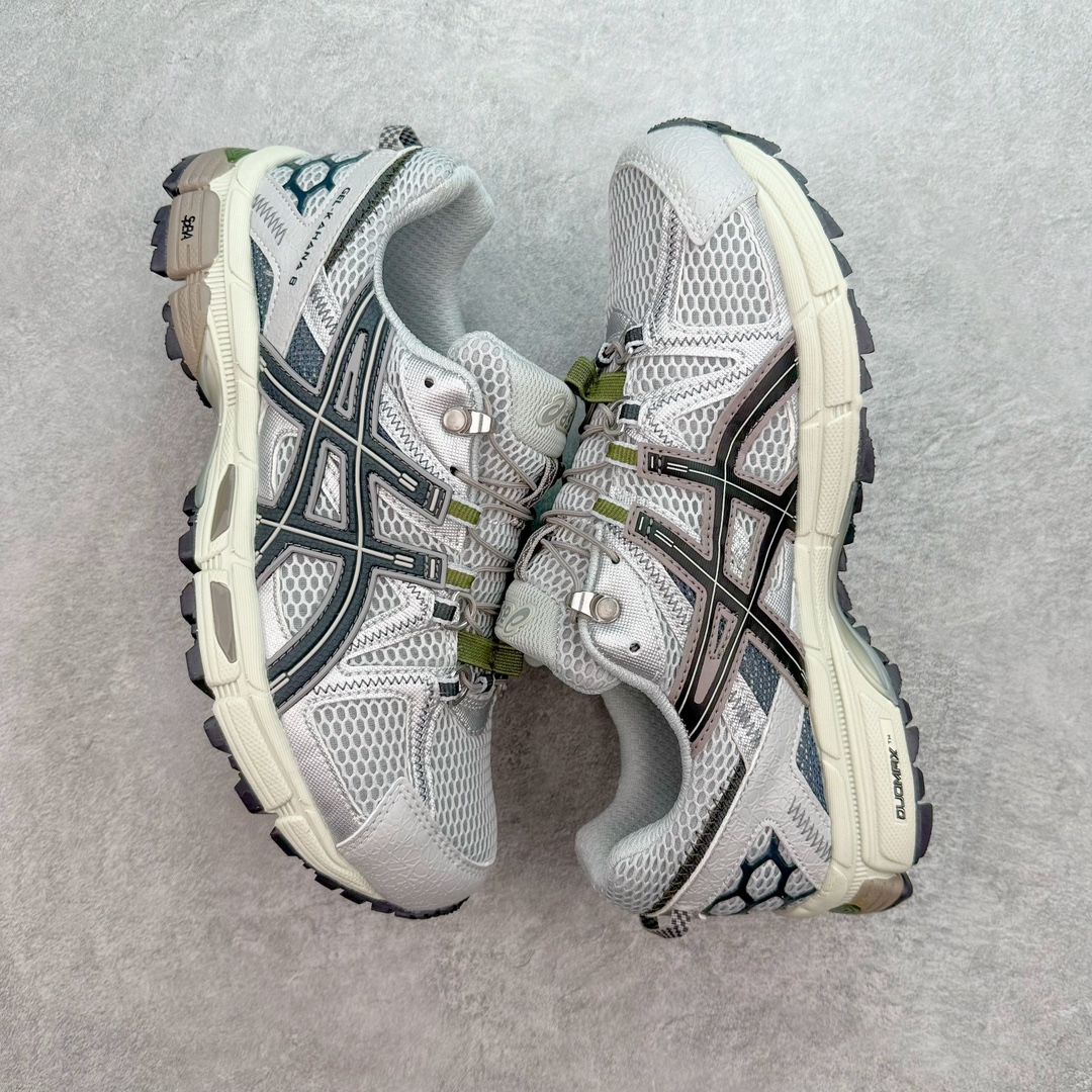 图片[3]-💰150 ASICS GEL-KAHANA K8 亚瑟士越野跑步鞋抓地稳定运动鞋缓震耐磨跑鞋 GEL-KAHANA系列为实用级越野跑鞋 融合机能和户外潮流强势回归 核心科技GEL内置于后跟 配合SPEVA弹性中底 减轻落地时地面对脚部的冲击力 中底内侧DYNAMIC DUOMAX 双密度防倾斜装置和中足补强结构 以及后跟几何形状构造 多方面支撑保护 AHAR耐磨橡胶大底 配合沟槽纹路设计 增强抓地力 后足GEL缓冲系统 减轻冲击时的冲击 实现平稳过渡 Trusstic系统 减少鞋底的重量 同时保留了鞋子结构的完整性 尺码：36 37 38 39 39.5 40 40.5 41.5 42 42.5 43.5 44 45 编码：Sby2936020-运动鞋