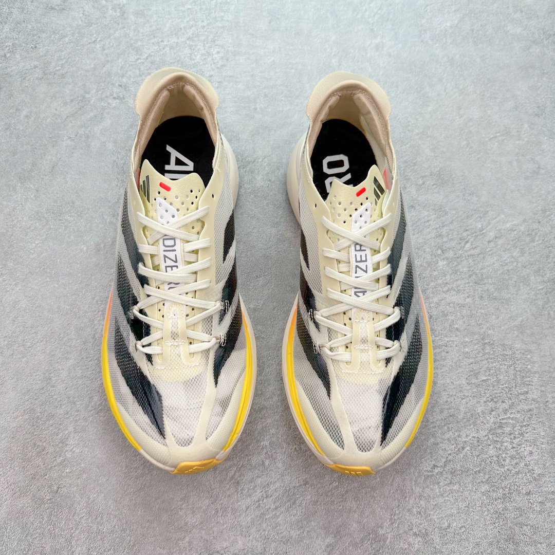 图片[2]-AD Adizero Boston 12 波士顿夏季透气网眼竞速跑鞋 延续爪型玻璃纤维推进系统 进化为全掌式的ENERGY RODS 2.0 从脚跟到脚趾的一体成形设计 强化整体推进力 提升速度表现 升级透气鞋面更具支撑性 利用ENGINEERED MESH技术进行不同密度织纹 强化支撑性 更使用50%以上的回收材料製成 减低塑料浪费 此外变薄的鞋舌为前掌提供更多空间 提供跑者更好的穿着感受 马牌轮胎大底耐磨性佳 大底全掌采用耐磨的Continental马牌轮胎大底 在各种环境下保有良好抓地力 货号：IG6442 尺码：36 36.5 37 38 38.5 39 40 40.5 41 42 42.5 43 44 44.5 45-选品中心