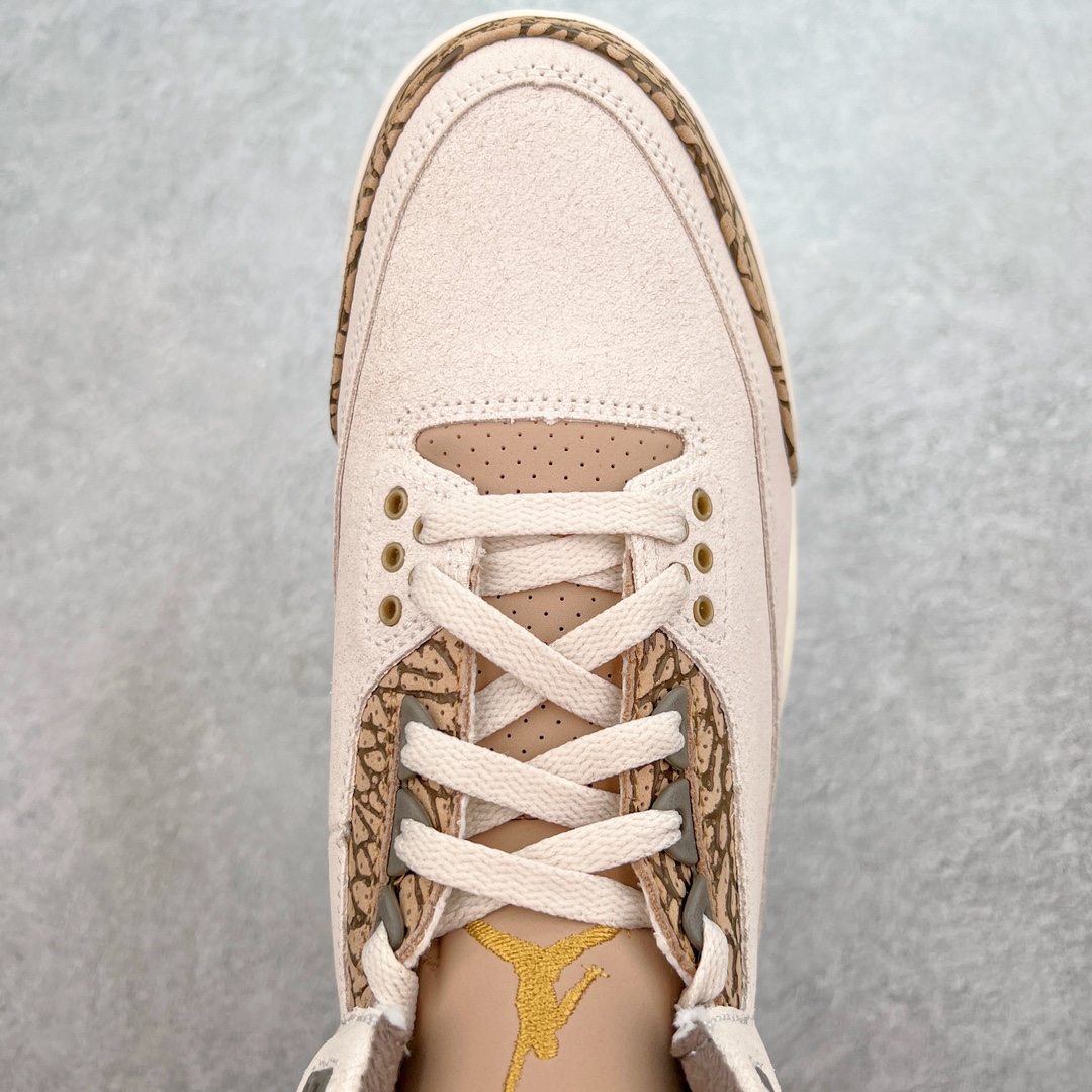 图片[4]-＃K版纯原 Air Jordan AJ3 Retro \\\”Palomino\\\” 摩卡白棕 CT8532-102 原楦原纸板开发 确保原汁原味 原厂皮料质感色泽绝无偏差 完美中底拉帮 原厂中底钢印 原档案大底 如假白送 大底纹路 气垫通透度PU的回弹性均百分百还原 原厂电绣鞋舌飞人刺绣针数立体讲究精细欢迎对比正品原鞋 尺码：40 40.5 41 42 42.5 43 44 44.5 45 46 47.5-选品中心