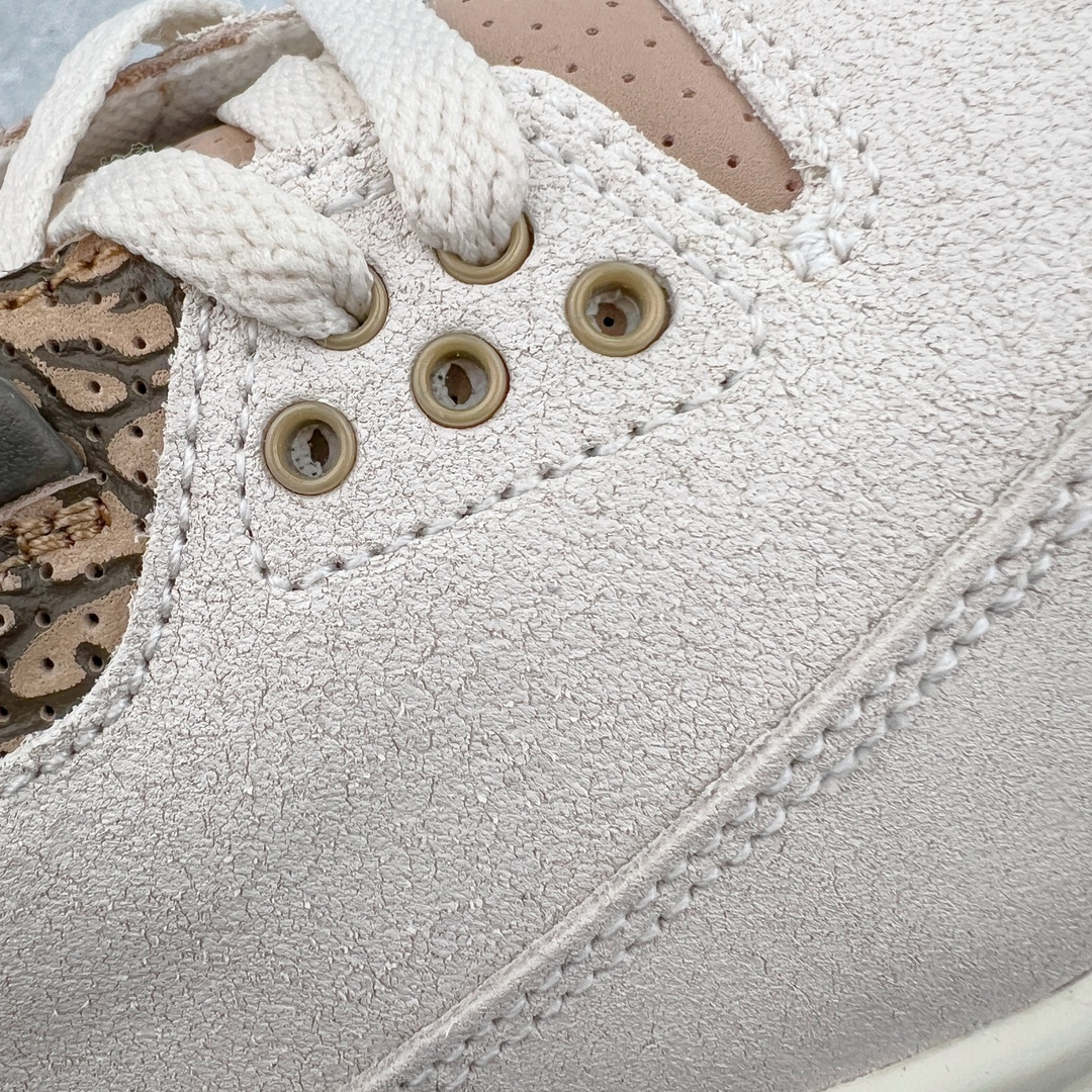 图片[18]-＃K版纯原 Air Jordan AJ3 Retro \\\”Palomino\\\” 摩卡白棕 CT8532-102 原楦原纸板开发 确保原汁原味 原厂皮料质感色泽绝无偏差 完美中底拉帮 原厂中底钢印 原档案大底 如假白送 大底纹路 气垫通透度PU的回弹性均百分百还原 原厂电绣鞋舌飞人刺绣针数立体讲究精细欢迎对比正品原鞋 尺码：40 40.5 41 42 42.5 43 44 44.5 45 46 47.5-选品中心