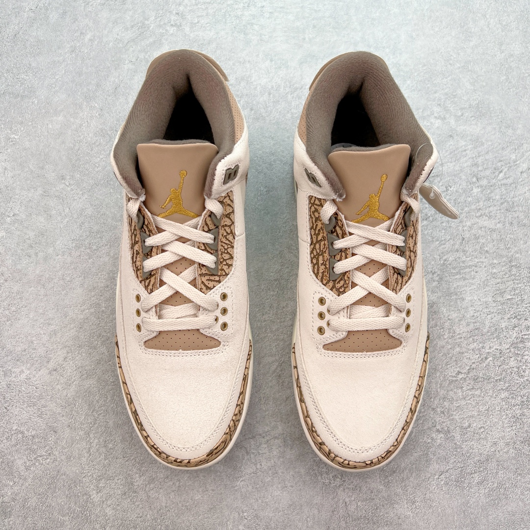 图片[2]-＃K版纯原 Air Jordan AJ3 Retro \\\”Palomino\\\” 摩卡白棕 CT8532-102 原楦原纸板开发 确保原汁原味 原厂皮料质感色泽绝无偏差 完美中底拉帮 原厂中底钢印 原档案大底 如假白送 大底纹路 气垫通透度PU的回弹性均百分百还原 原厂电绣鞋舌飞人刺绣针数立体讲究精细欢迎对比正品原鞋 尺码：40 40.5 41 42 42.5 43 44 44.5 45 46 47.5-选品中心