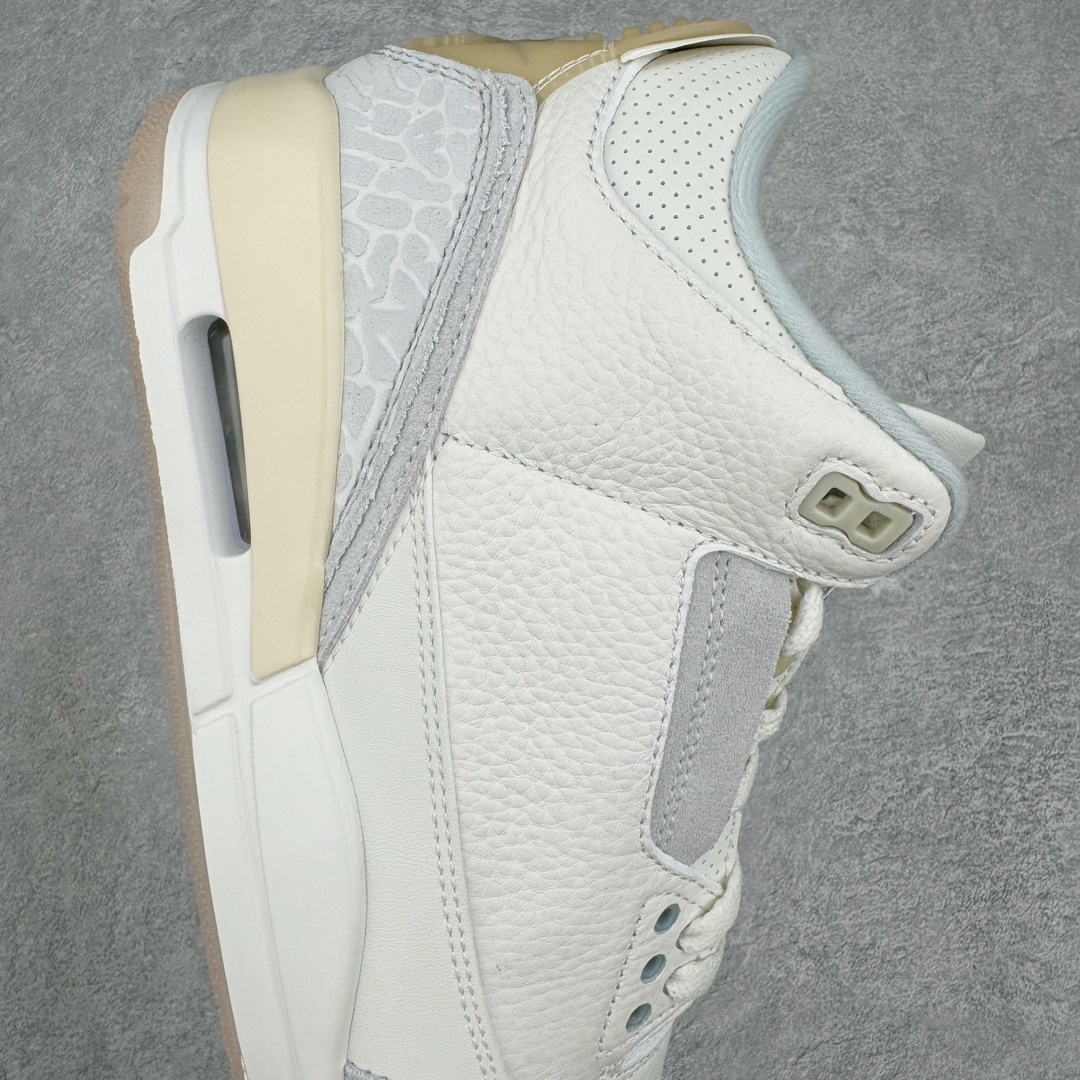 图片[6]-💰320 ＃K版纯原 Air Jordan AJ3 Craft \”Ivory\” 象牙白 货号：FJ9479-100 原楦原纸板开发 确保原汁原味 原厂皮料质感色泽绝无偏差 完美中底拉帮 原厂中底钢印  原档案大底 如假白送 大底纹路 气垫通透度PU的回弹性均百分百还原 原厂电绣鞋舌飞人刺绣针数立体讲究精细欢迎对比正品原鞋 SIZE：40 40.5 41 42 42.5 43 44 44.5 45 46 47.5 编码：by3936090-运动鞋