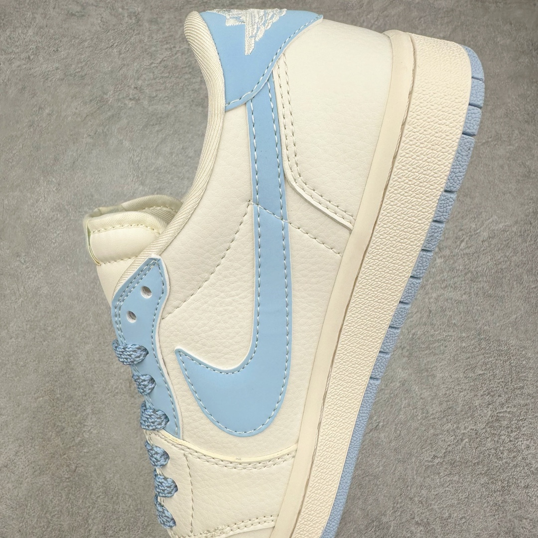 图片[7]-TS x Air Jordan AJ1 Low 倒钩低帮联名定制配色 BB6588-105 原厂内置气垫魔块 A模大底 头层小牛皮 鞋舌AJ原厂专用牛津布+AJ专用反口珍珠布+原厂无杂质高弹内里海棉+特殊封边弹力鞋带 尺码：36 36.5 37.5 38 38.5 39 40 40.5 41 42 42.5 43 44 44.5 45 46 47.5-选品中心