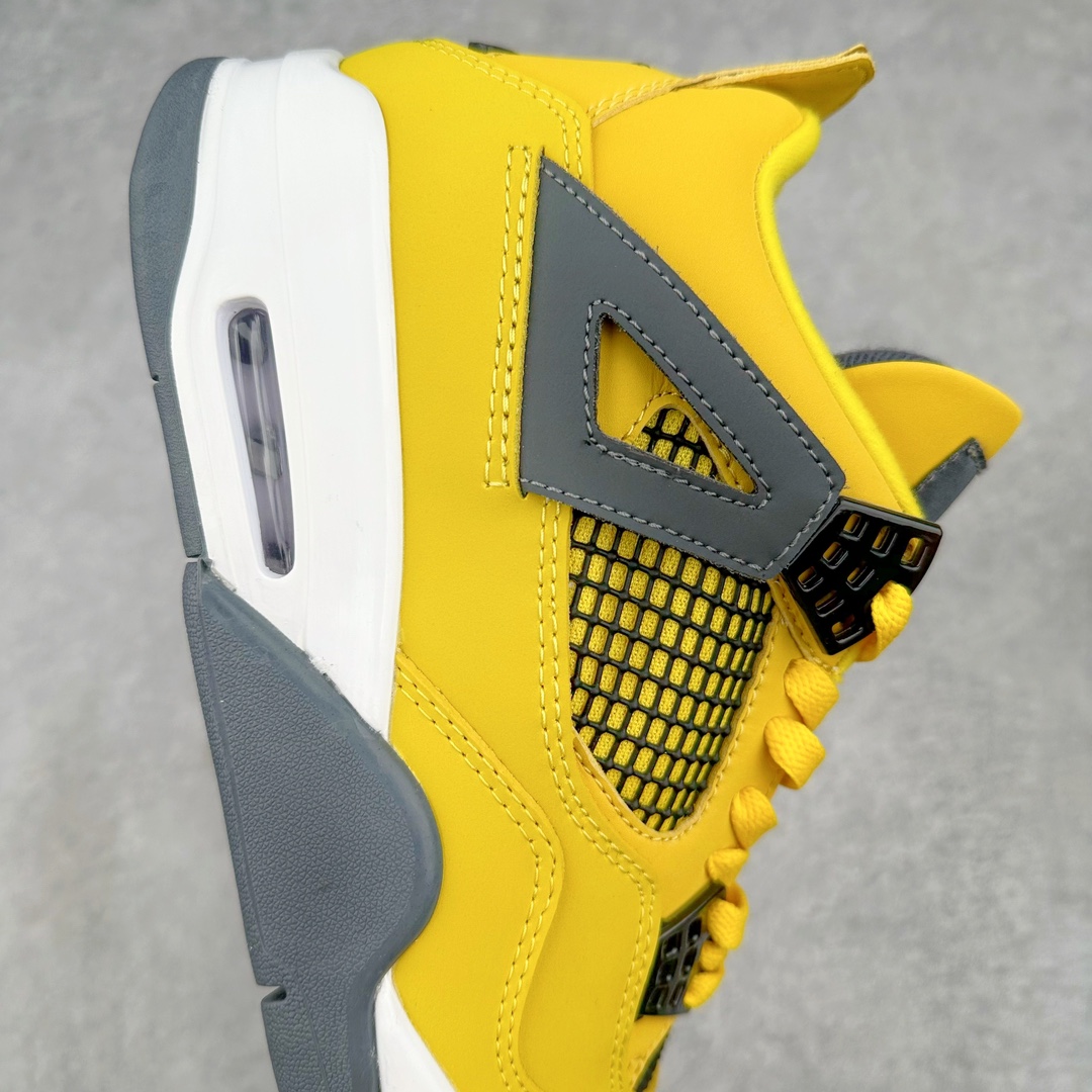 图片[6]-💰130 ＃CK福利特价‼Air Jordan AJ4 Retro 大厂出品 原纸板楦头开发 定制优质皮料 完美鞋型匹配公司货 正确TPU鞋舌锁扣 最新原厂底模 大底卡色咬花完美 鞋柜必备鞋款 终端现货供应 尺码：36 36.5 37.5 38 38.5 39 40 40.5 41 42 42.5 43 44 44.5 45 46 47.5 编码：by2936000-运动鞋