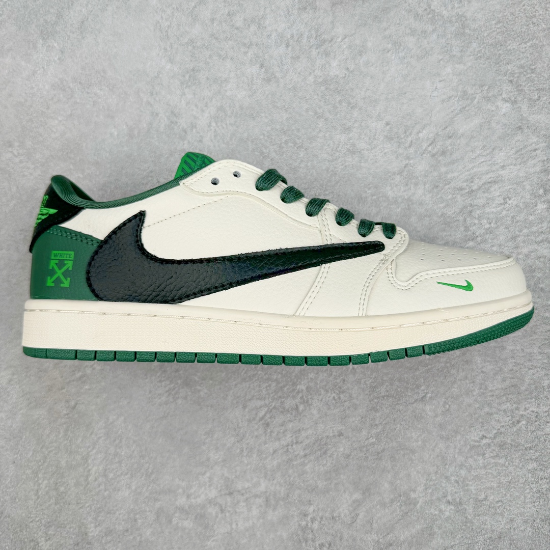 TS x Air Jordan AJ1 Low 倒钩低帮联名定制配色 BB6588-105 原厂内置气垫魔块 A模大底 头层小牛皮 鞋舌AJ原厂专用牛津布+AJ专用反口珍珠布+原厂无杂质高弹内里海棉+特殊封边弹力鞋带 尺码:36 36.5 37.5 38 38.5 39 40 40.5 41 42 42.5 43 44 44.5 45 46 47.5-选品中心