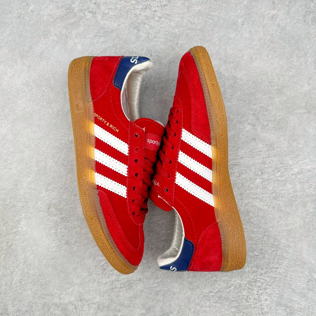 图片[3]-💰140 AD Originals Handball SPZL 手球运动员系列百搭休闲运动板鞋 IH8337 这款来自阿迪达斯的这款HANDBALL SPZL前身是一双手球运动鞋，这一次拿来复刻，所以鞋面的主要色彩选用了黑色， 鞋面外侧除了Spezial字母之外还有三叶草标志。Handball SPZL作为复古手球训练鞋与作为室内足球鞋的Samba有着异曲同工之处，但是质感更为出众的鞋身以及丰富的配色选择比起Samba来讲可以说是更胜一筹了！尺码：36 36⅔ 37⅓ 38 38⅔ 39⅓ 40 40⅔ 41⅓ 42 42⅔ 43⅓ 44 45  编码：Bby2936010-运动鞋