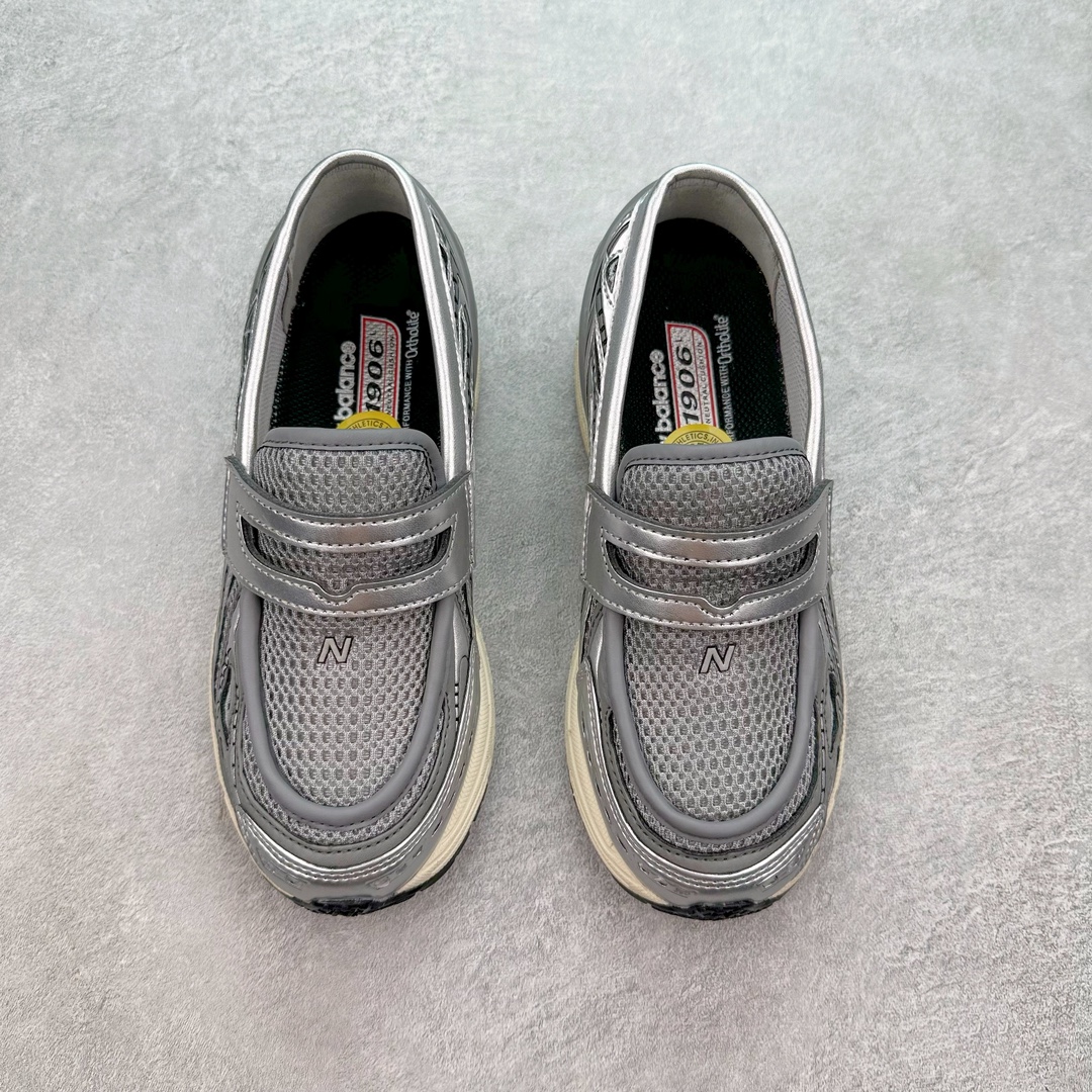 图片[2]-💰200 New Balance M1906R NB新百伦系列复古老爹风休闲运动慢跑鞋 采用轻质牛剖革拼接透气网眼衬垫织物鞋面材质 T-Beam大底提供足步弓支撑 保持步态稳定#后跟搭载外露缓震胶 鞋身整体以各种深浅不一的灰色覆盖 鞋头以淡蓝色调装饰，网眼衬垫通过不规律的色块实现做旧的美感 泛黄的鞋底更是进一步增添了复古气息 尺码：36 37 37.5 38 38.5 39.5 40 40.5 41.5 42 42.5 43 44 45 编码：Fby2936070-运动鞋