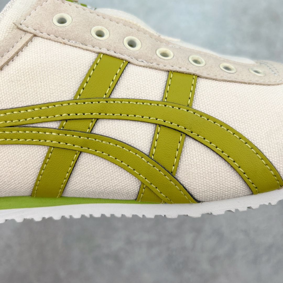 图片[19]-💰120 ＃HK纯原 Asics Onitsuka Tiger MEXICO 66 亚瑟士鬼冢虎复古经典板鞋 市场最强版本 原厂牛津布加持 海外订单工厂出品 超成熟稳定的做工品控 原装全套纸板楦头开发 原汁原味 完美呈现版型 私模正确鞋底咬花纹路 一比一鞋头弧度高度鞋身弧度 绝不口嗨 细节品控鞋型随意秒杀市面 原档咬花纹路私模大底 一个单元有六个三角形 总体形拼接呈现花瓣状 官方四联吊牌 原装Ortholite轻量化鞋垫 原盒原配 质保卡 说明书 钢印防尘纸  纸板中底带钢印 乳胶组合鞋垫 支持全方位的对比专柜 产品从款式颜色造型上体现出追求舒适和细节的完美 鞋类更是推崇手工制作的严谨与完美 融舒适性与可穿性的设计风格 注重细节的完美和别致魅力 既保持稳重 又不失轻松的时尚感 尺码：36 37 37.5 38 39 39.5 40 40.5 41.5 42 42.5 43.5 44 45 46 编码：by1936090-运动鞋