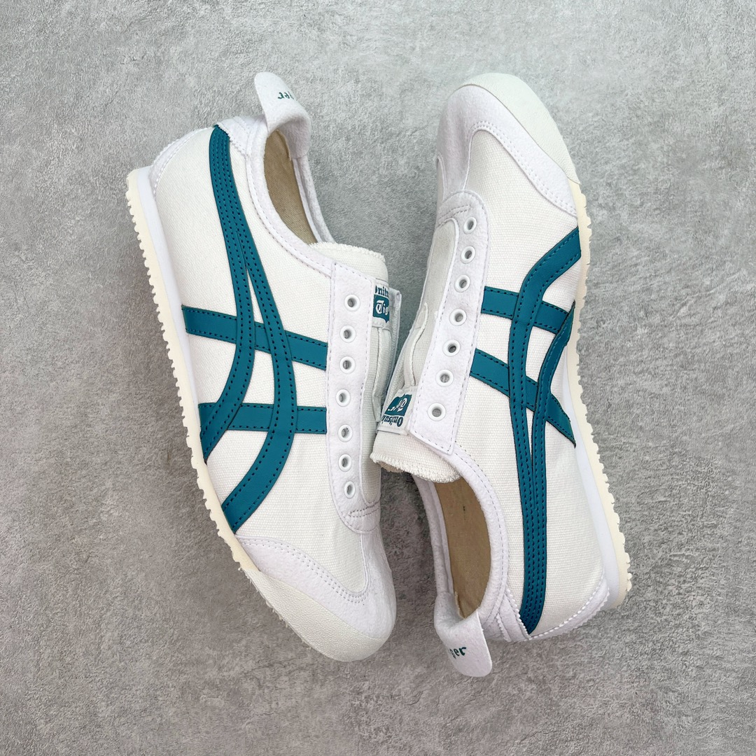 图片[3]-💰120 ＃HK纯原 Asics Onitsuka Tiger MEXICO 66 亚瑟士鬼冢虎复古经典板鞋 市场最强版本 原厂牛津布加持 海外订单工厂出品 超成熟稳定的做工品控 原装全套纸板楦头开发 原汁原味 完美呈现版型 私模正确鞋底咬花纹路 一比一鞋头弧度高度鞋身弧度 绝不口嗨 细节品控鞋型随意秒杀市面 原档咬花纹路私模大底 一个单元有六个三角形 总体形拼接呈现花瓣状 官方四联吊牌 原装Ortholite轻量化鞋垫 原盒原配 质保卡 说明书 钢印防尘纸  纸板中底带钢印 乳胶组合鞋垫 支持全方位的对比专柜 产品从款式颜色造型上体现出追求舒适和细节的完美 鞋类更是推崇手工制作的严谨与完美 融舒适性与可穿性的设计风格 注重细节的完美和别致魅力 既保持稳重 又不失轻松的时尚感 尺码：36 37 37.5 38 39 39.5 40 40.5 41.5 42 42.5 43.5 44 45 46 编码：by1936090-运动鞋