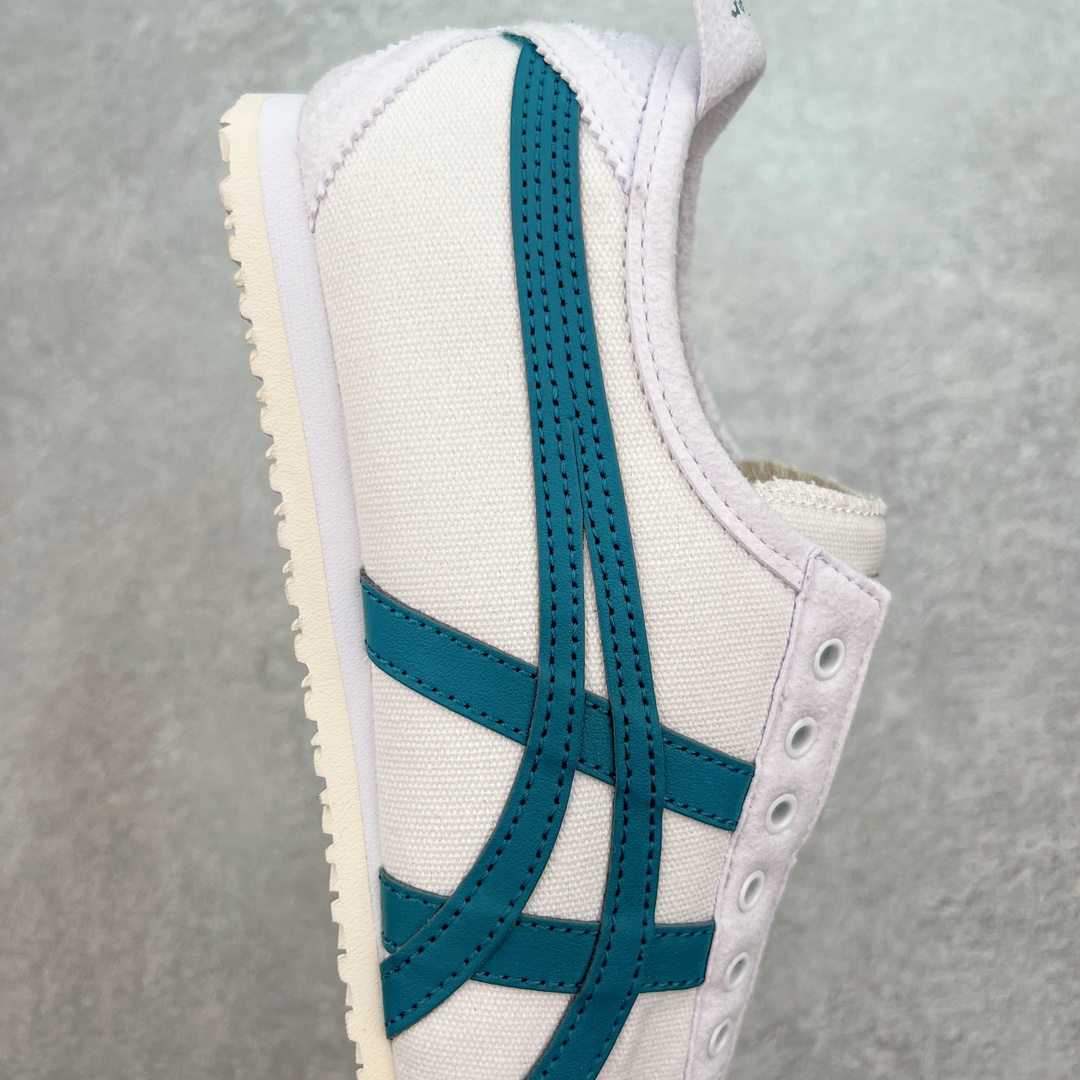 图片[6]-💰120 ＃HK纯原 Asics Onitsuka Tiger MEXICO 66 亚瑟士鬼冢虎复古经典板鞋 市场最强版本 原厂牛津布加持 海外订单工厂出品 超成熟稳定的做工品控 原装全套纸板楦头开发 原汁原味 完美呈现版型 私模正确鞋底咬花纹路 一比一鞋头弧度高度鞋身弧度 绝不口嗨 细节品控鞋型随意秒杀市面 原档咬花纹路私模大底 一个单元有六个三角形 总体形拼接呈现花瓣状 官方四联吊牌 原装Ortholite轻量化鞋垫 原盒原配 质保卡 说明书 钢印防尘纸  纸板中底带钢印 乳胶组合鞋垫 支持全方位的对比专柜 产品从款式颜色造型上体现出追求舒适和细节的完美 鞋类更是推崇手工制作的严谨与完美 融舒适性与可穿性的设计风格 注重细节的完美和别致魅力 既保持稳重 又不失轻松的时尚感 尺码：36 37 37.5 38 39 39.5 40 40.5 41.5 42 42.5 43.5 44 45 46 编码：by1936090-运动鞋