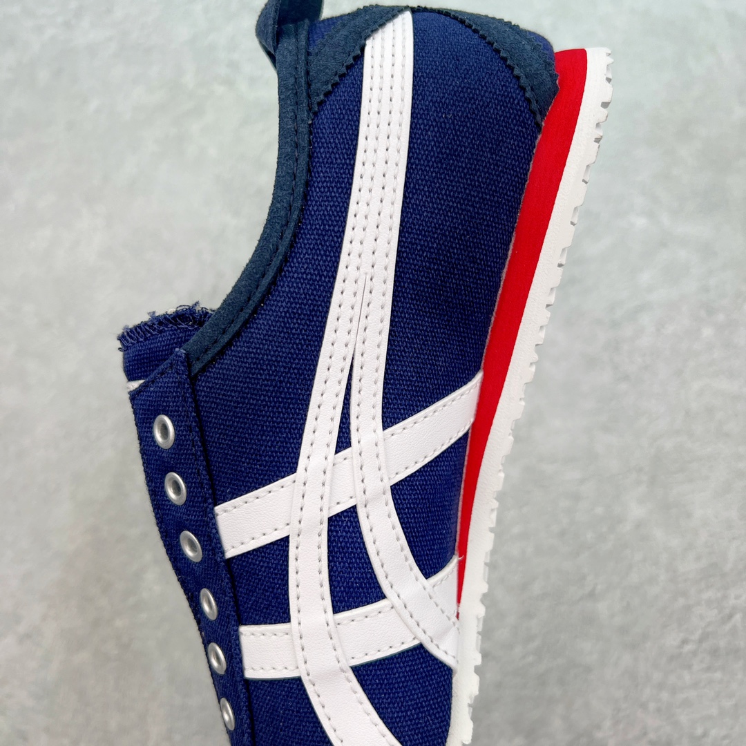 图片[7]-💰120 ＃HK纯原 Asics Onitsuka Tiger MEXICO 66 亚瑟士鬼冢虎复古经典板鞋 市场最强版本 原厂牛津布加持 海外订单工厂出品 超成熟稳定的做工品控 原装全套纸板楦头开发 原汁原味 完美呈现版型 私模正确鞋底咬花纹路 一比一鞋头弧度高度鞋身弧度 绝不口嗨 细节品控鞋型随意秒杀市面 原档咬花纹路私模大底 一个单元有六个三角形 总体形拼接呈现花瓣状 官方四联吊牌 原装Ortholite轻量化鞋垫 原盒原配 质保卡 说明书 钢印防尘纸  纸板中底带钢印 乳胶组合鞋垫 支持全方位的对比专柜 产品从款式颜色造型上体现出追求舒适和细节的完美 鞋类更是推崇手工制作的严谨与完美 融舒适性与可穿性的设计风格 注重细节的完美和别致魅力 既保持稳重 又不失轻松的时尚感 尺码：36 37 37.5 38 39 39.5 40 40.5 41.5 42 42.5 43.5 44 45 46 编码：by1936090-运动鞋