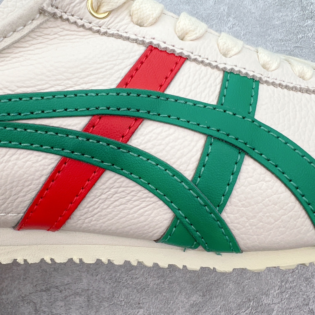 图片[18]-💰160 ＃HK纯原 Asics Onitsuka Tiger MEXICO 66 亚瑟士鬼冢虎复古经典板鞋 市场最强版本 头层小羊皮加持 海外订单工厂出品 超成熟稳定的做工品控 原装全套纸板楦头开发 原汁原味 完美呈现版型 私模正确鞋底咬花纹路 一比一鞋头弧度高度鞋身弧度 绝不口嗨 细节品控鞋型随意秒杀市面 原档咬花纹路私模大底 一个单元有六个三角形 总体形拼接呈现花瓣状 官方四联吊牌 原装Ortholite轻量化鞋垫 原盒原配 质保卡 说明书 钢印防尘纸  纸板中底带钢印 乳胶组合鞋垫 支持全方位的对比专柜 产品从款式颜色造型上体现出追求舒适和细节的完美 鞋类更是推崇手工制作的严谨与完美 融舒适性与可穿性的设计风格 注重细节的完美和别致魅力 既保持稳重 又不失轻松的时尚感 尺码：36 37 37.5 38 39 39.5 40 40.5 41.5 42 42.5 43.5 44 45 46 编码：by2936030-运动鞋