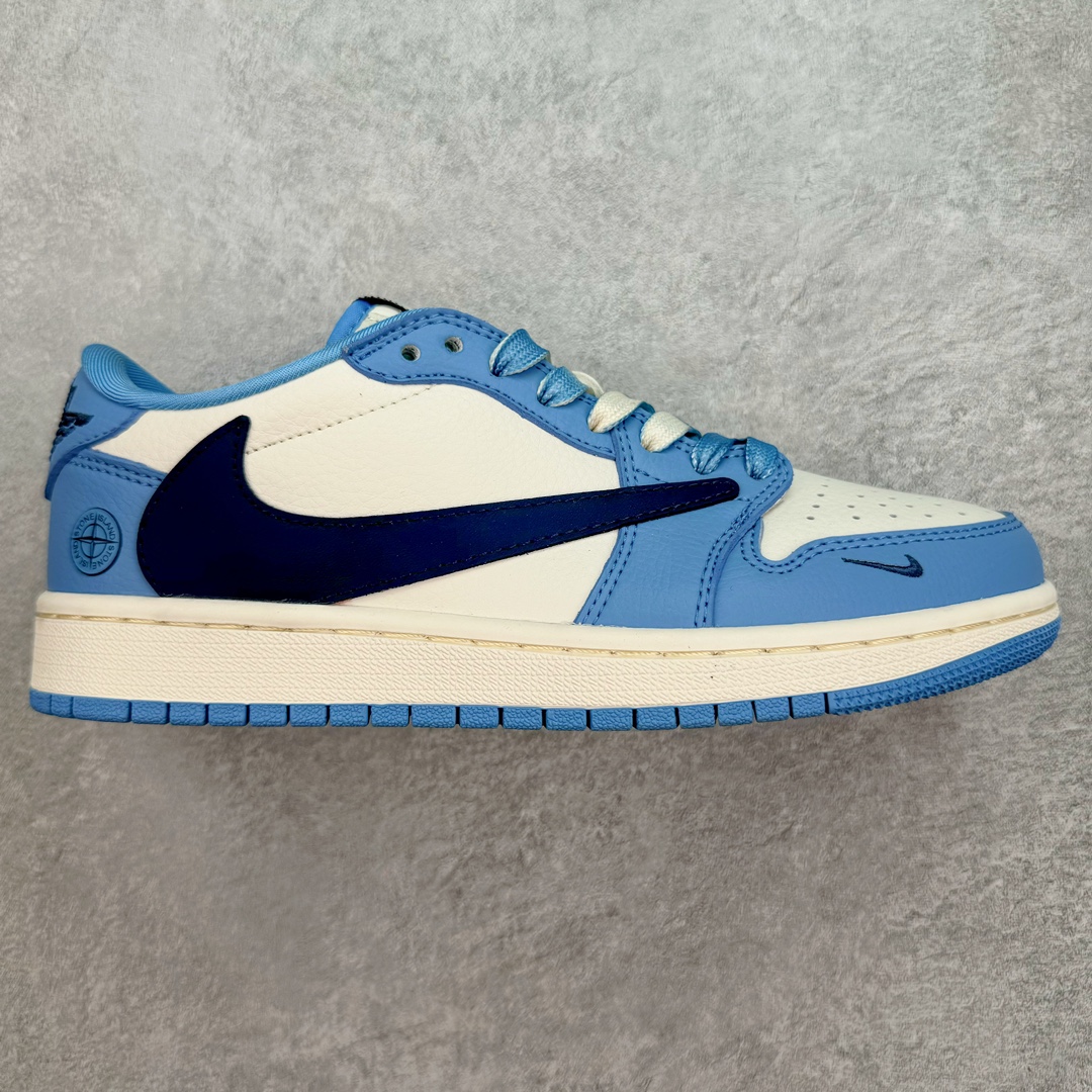 TS x Air Jordan AJ1 Low 倒钩低帮联名定制配色 JJ5288-009 原厂内置气垫魔块 A模大底 头层小牛皮 鞋舌AJ原厂专用牛津布+AJ专用反口珍珠布+原厂无杂质高弹内里海棉+特殊封边弹力鞋带 尺码：36 36.5 37.5 38 38.5 39 40 40.5 41 42 42.5 43 44 44.5 45 46 47.5-选品中心