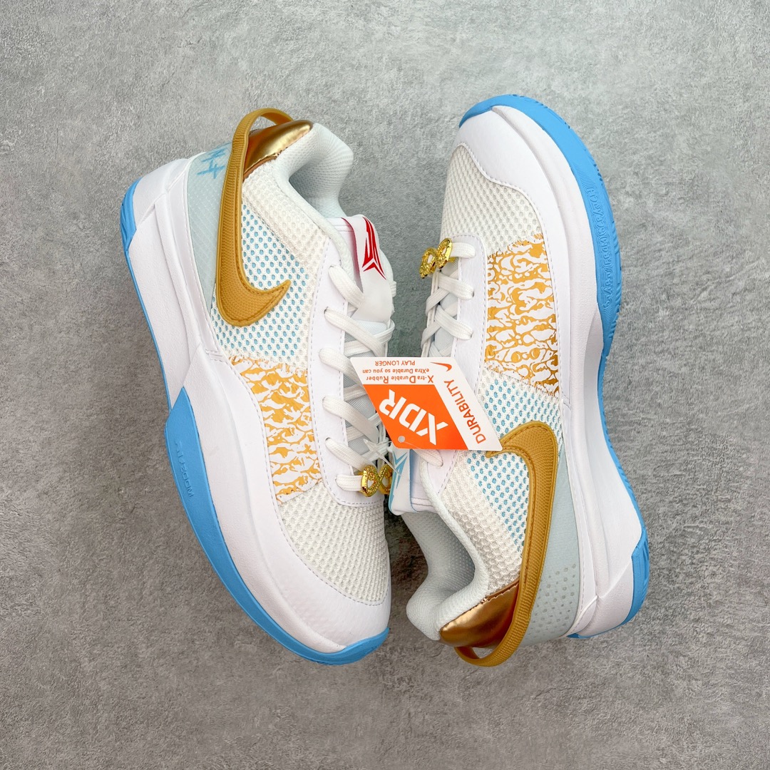 图片[3]-＃CK NK Zoom JA 1 EP 莫兰特一代低帮休闲运动篮球鞋 采用透气轻量网织鞋面材质 配置两枚圆形Zoom Air纤维气垫及后掌缓震泡棉材质 分段式结构防滑橡胶外底 尺码 39 40 40.5 41 42 42.5 43 44 44.5 45 46 47.5-选品中心