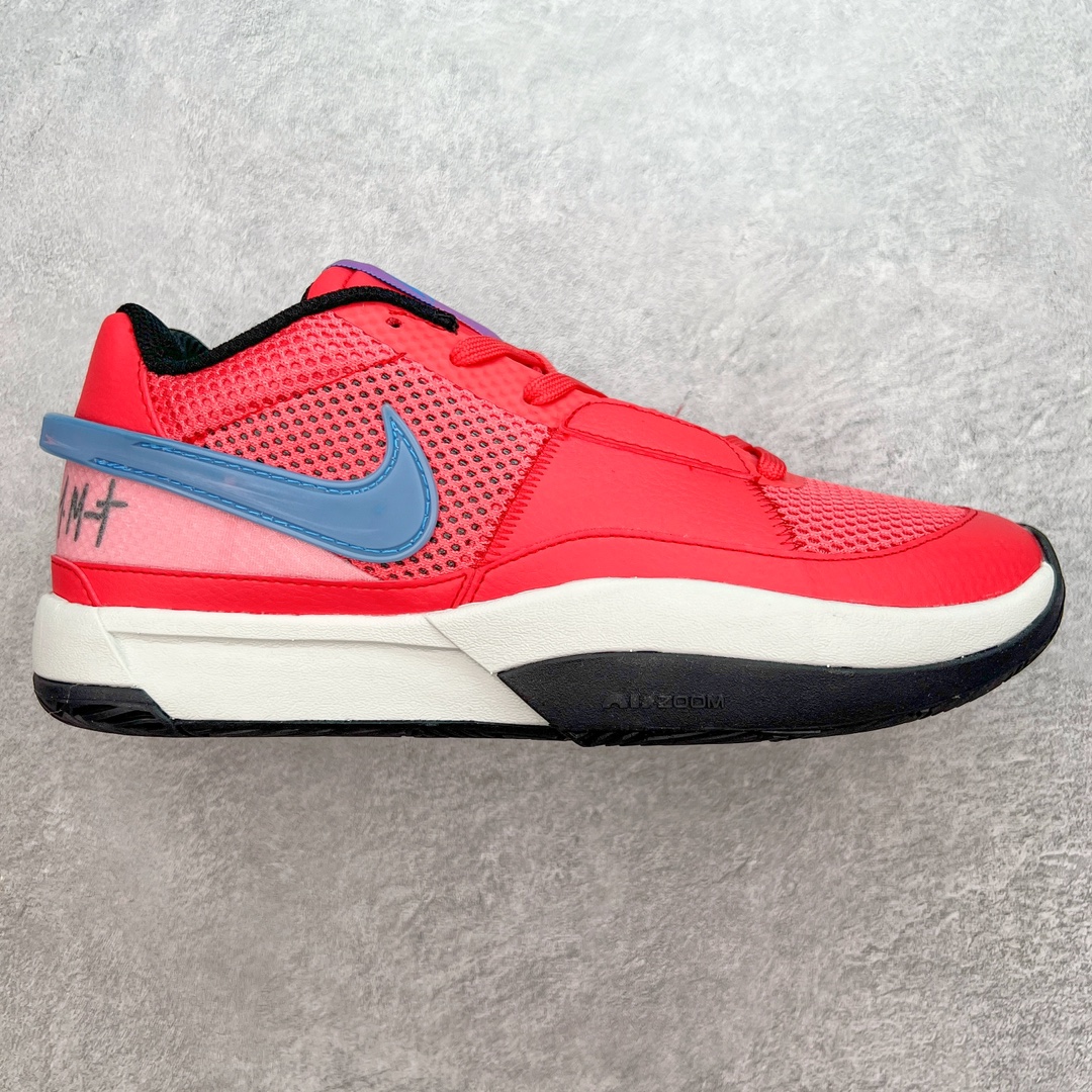 ＃CK NK Zoom JA 1 EP 莫兰特一代低帮休闲运动篮球鞋 采用透气轻量网织鞋面材质 配置两枚圆形Zoom Air纤维气垫及后掌缓震泡棉材质 分段式结构防滑橡胶外底 尺码 39 40 40.5 41 42 42.5 43 44 44.5 45 46 47.5-选品中心